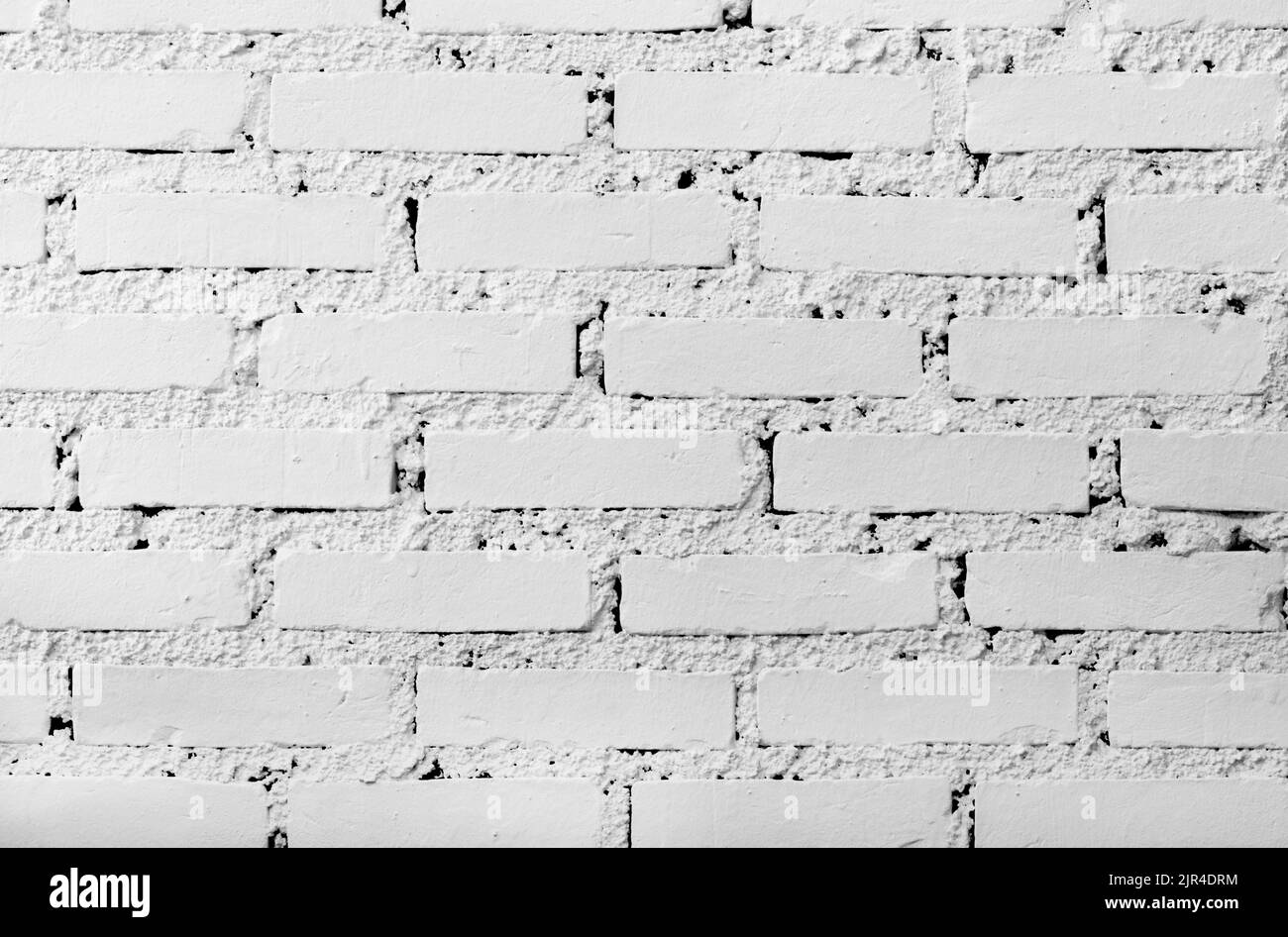 White grunge brick wall background Stock Photo - Alamy