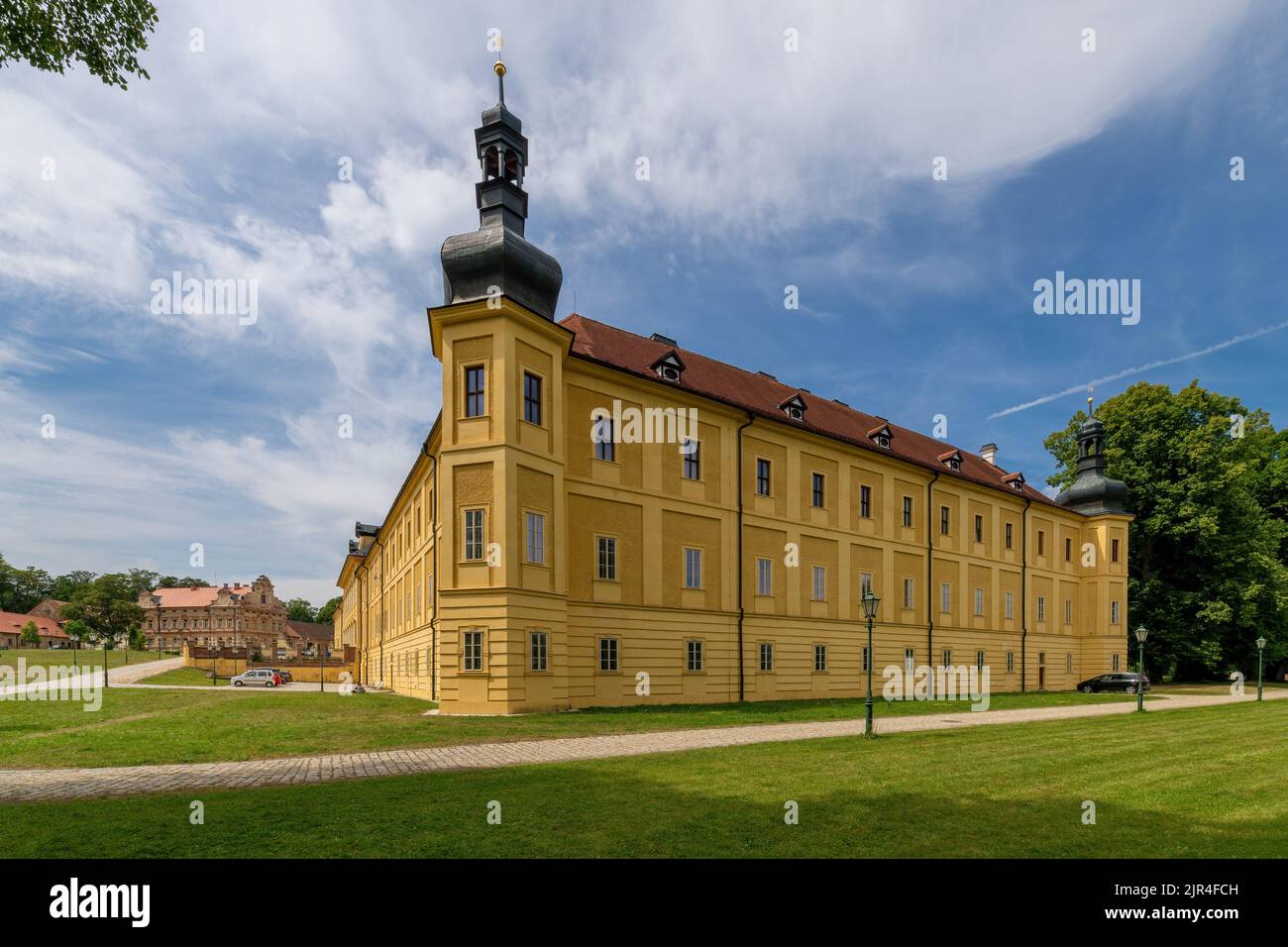 Premonstratensian Monastery Teplá (Tepl) near spa town Mariánské Lázně - Region Karlovy Vary - Czech Republic - Stock Image