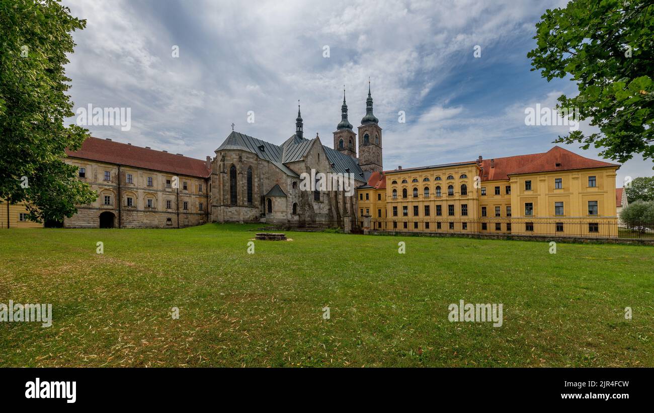 Premonstratensian Monastery Teplá (Tepl) near spa town Mariánské Lázně - Region Karlovy Vary - Czech Republic - Stock Image