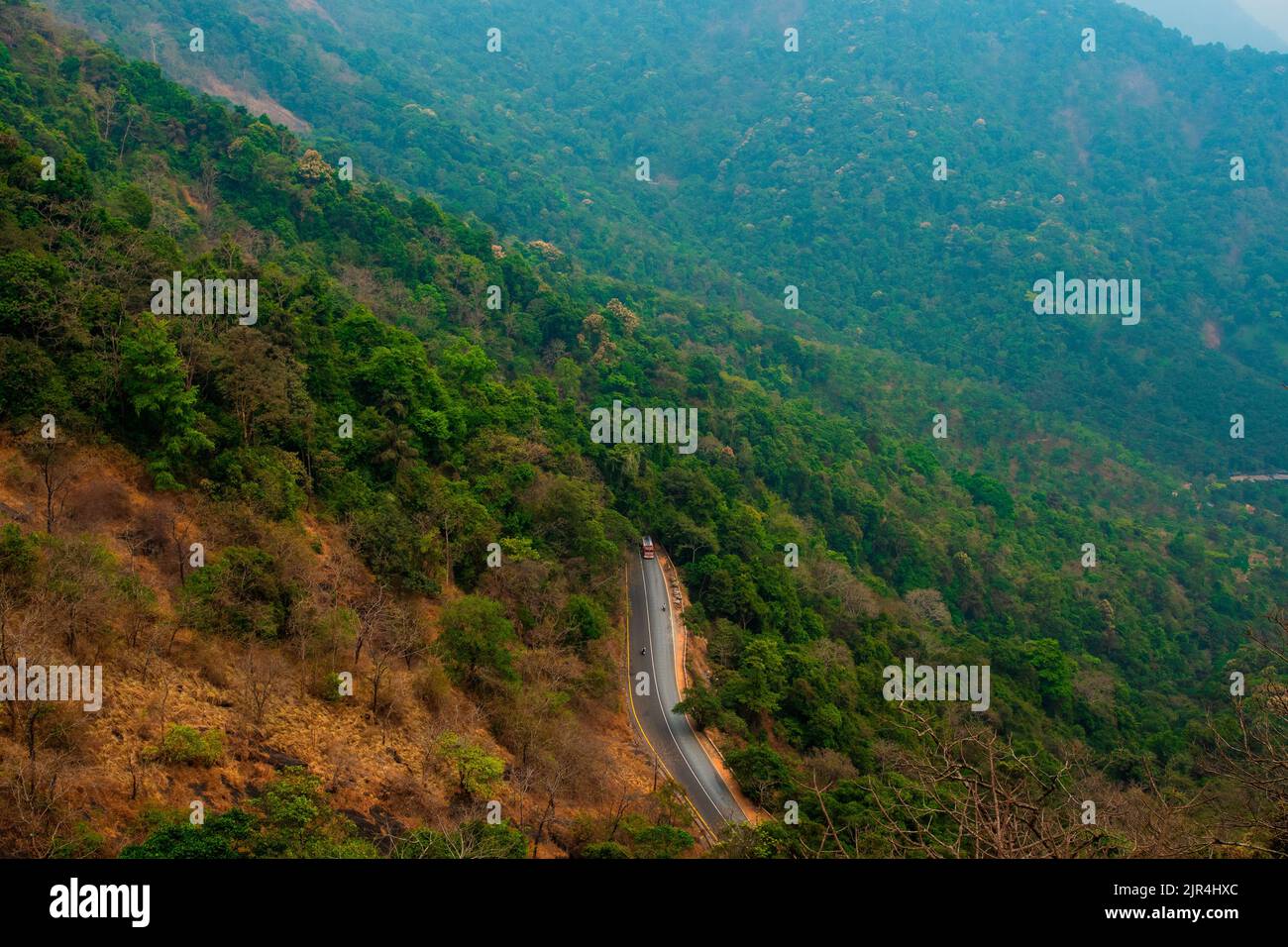 The Western Ghats of Kerala Stock Photo