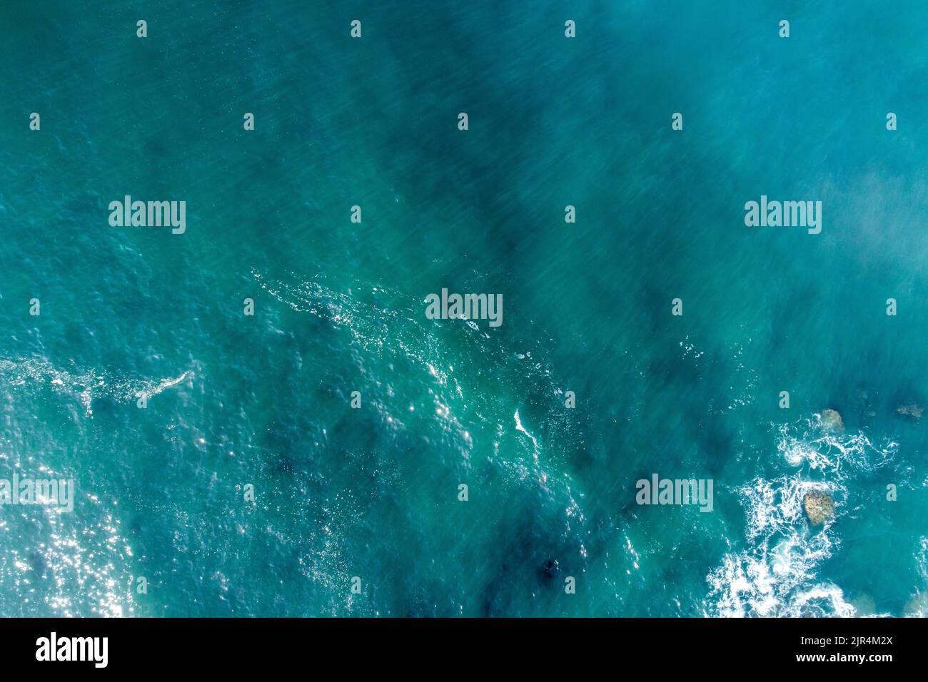 Aerial view sea surface water hi-res stock photography and images - Alamy