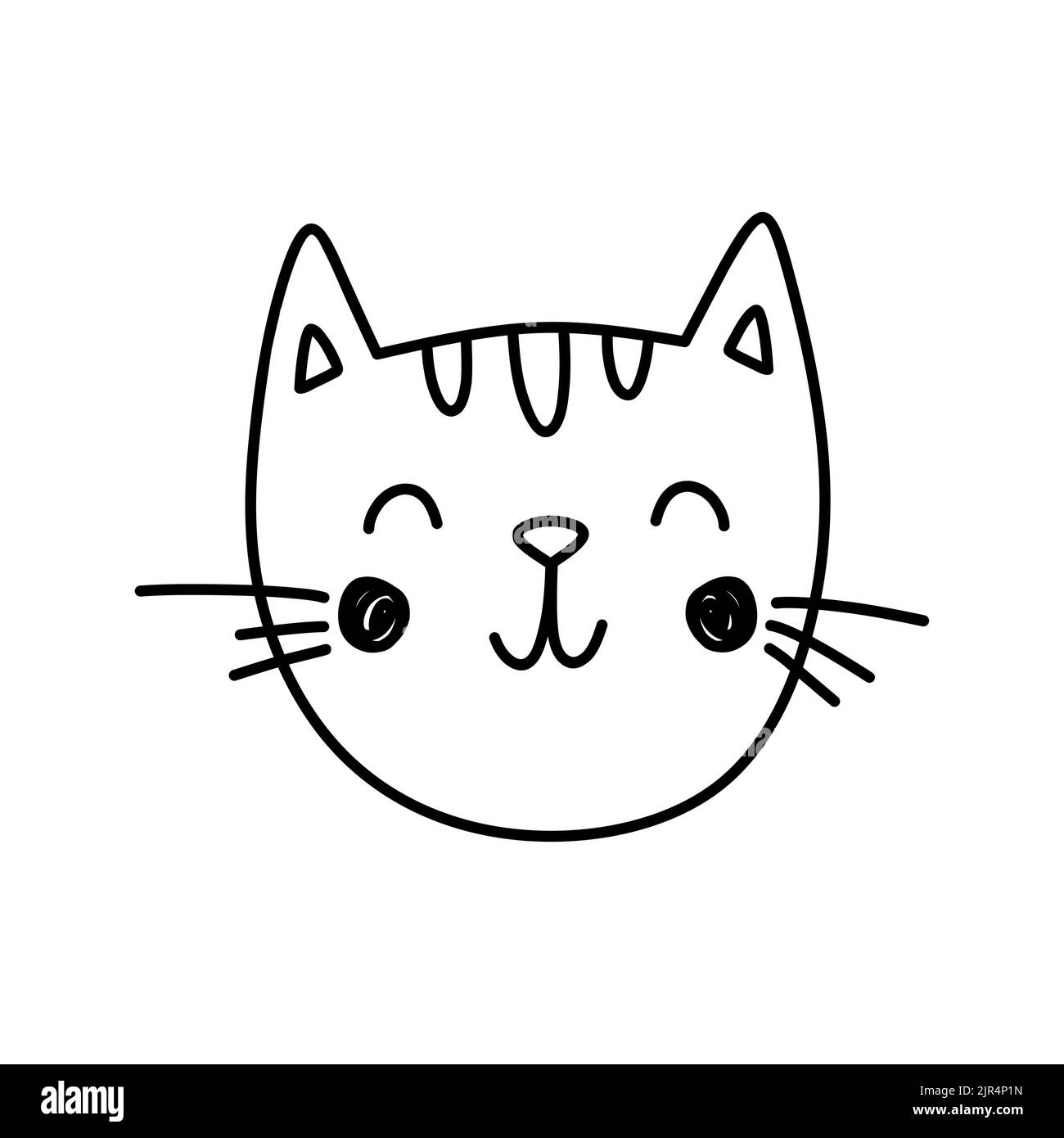 Clipart Kitten Black And White