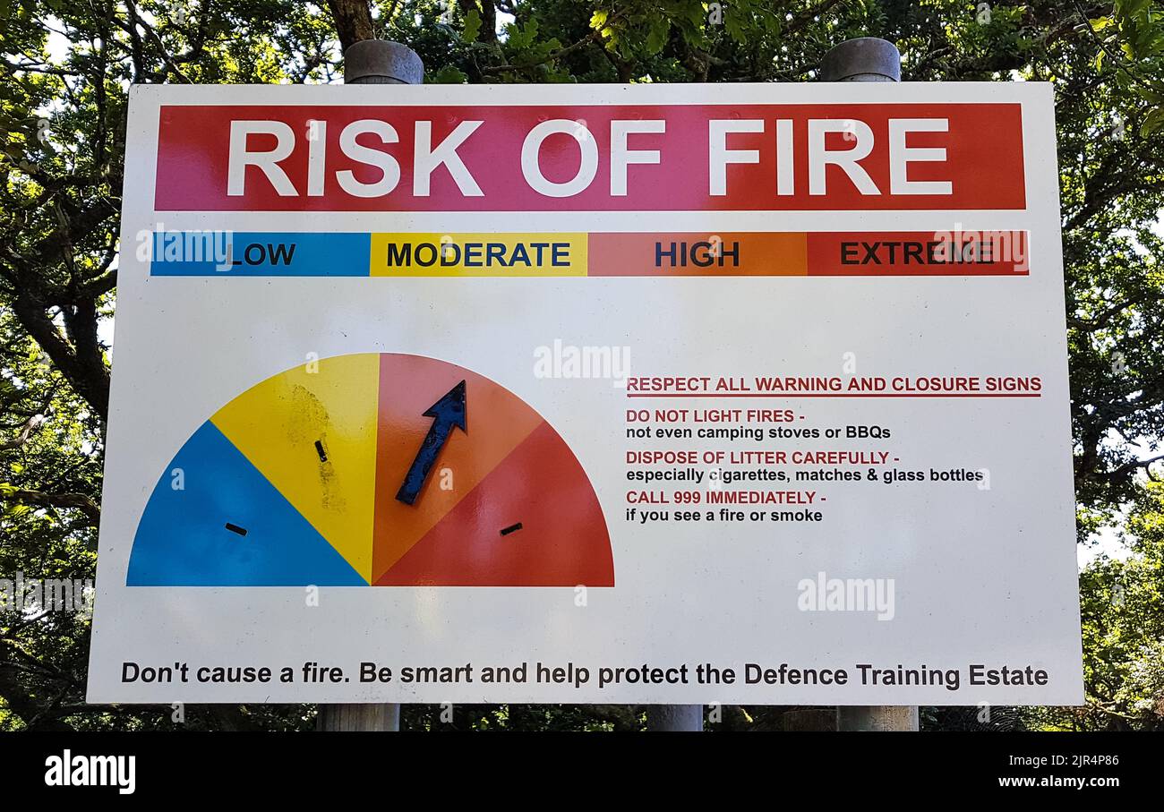 Fire Risk Uk Drought risk hi-res stock photography and images - Alamy