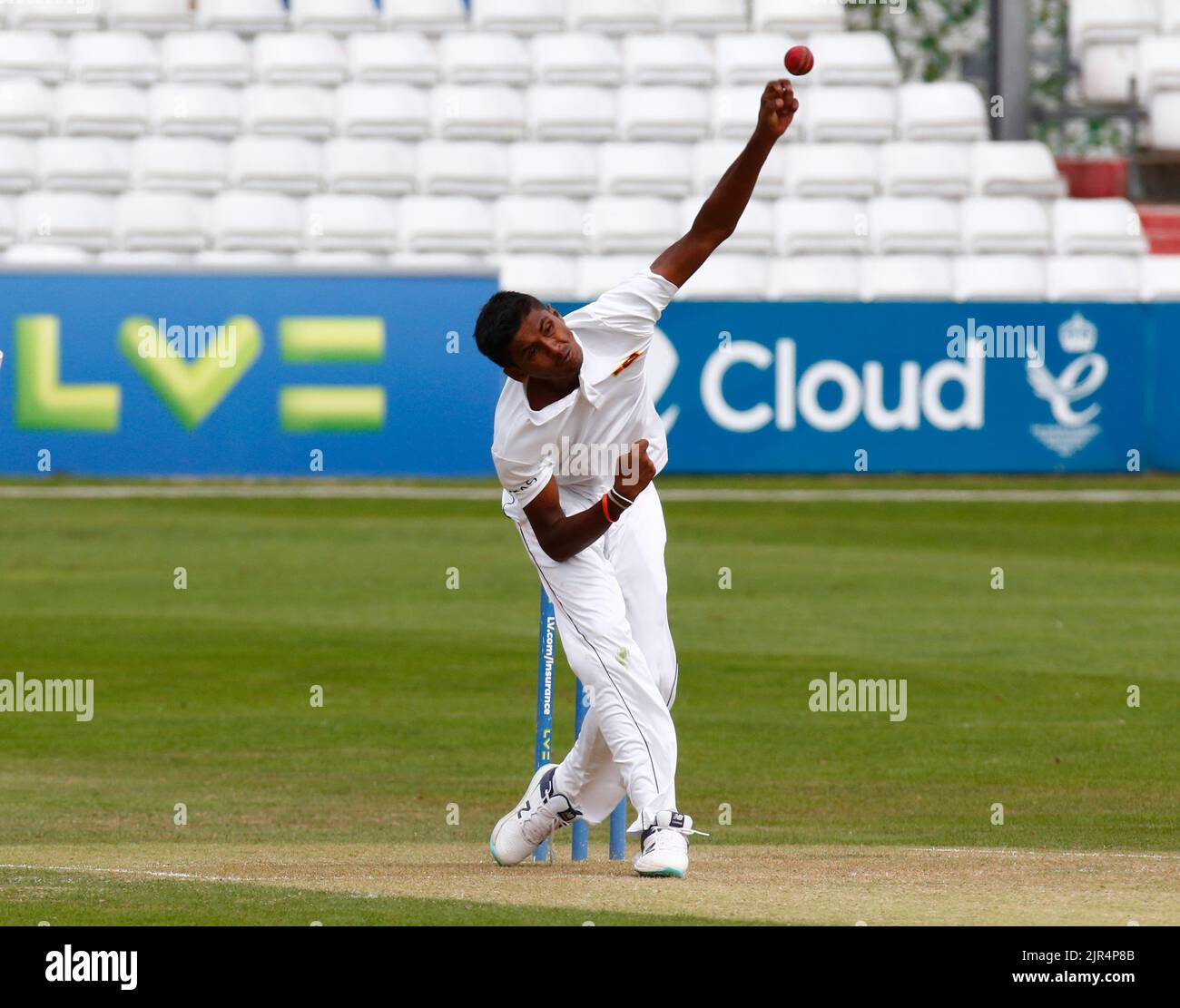 England v Sri Lanka - U19 LV=Insurance Test Match :L-R Lahiru Dawatage of  Sri Lanka and