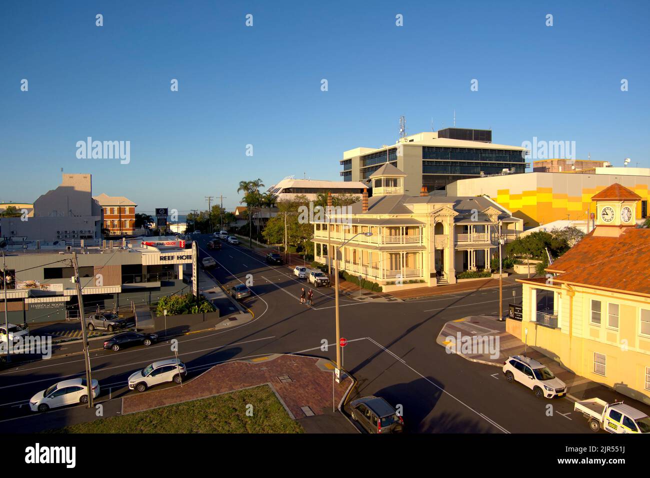 Aerial of Kullaroo House formerly the Commercial Banking Company of Sydney Ltd now headquarters