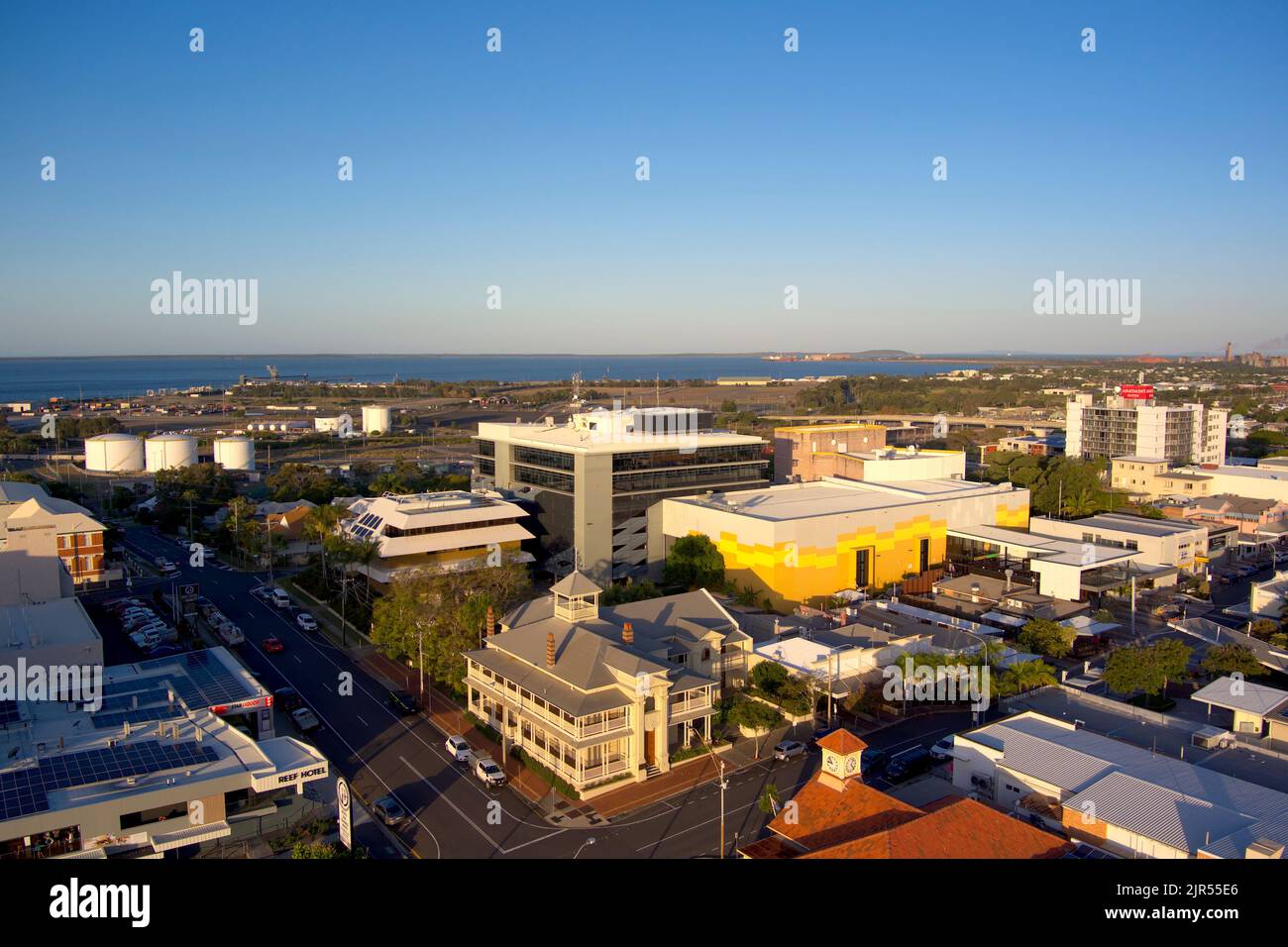 Aerial of Kullaroo House formerly the Commercial Banking Company of Sydney Ltd now headquarters