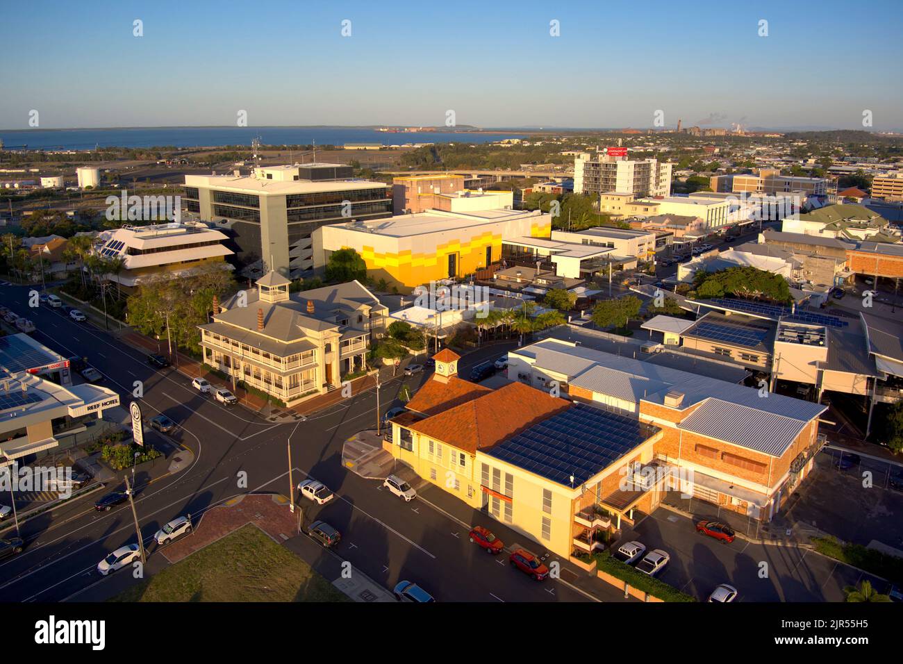 Aerial of Kullaroo House formerly the Commercial Banking Company of Sydney Ltd now headquarters