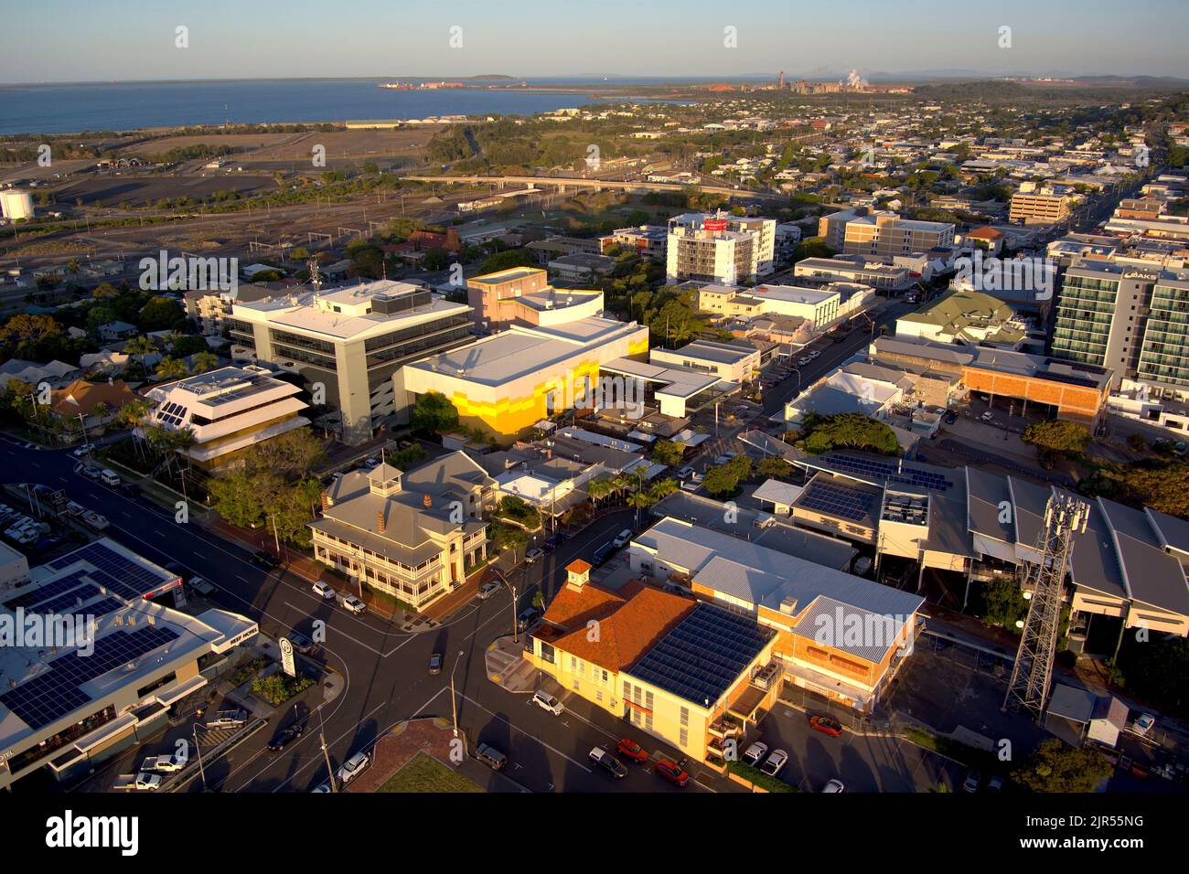 Aerial of Kullaroo House formerly the Commercial Banking Company of Sydney Ltd now headquarters