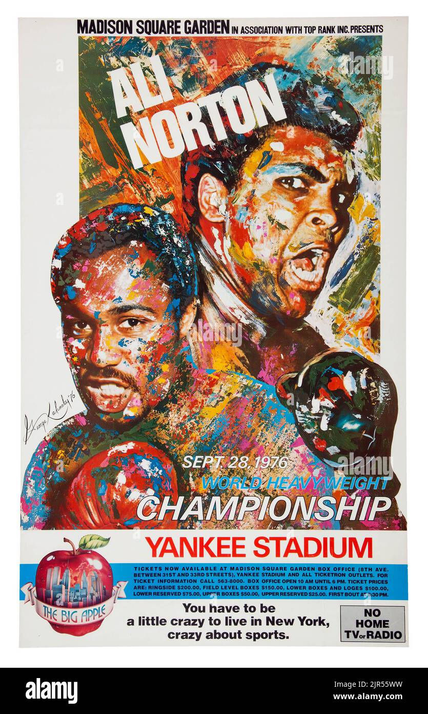 Vintage boxing poster Cut Out Stock Images & Pictures Alamy