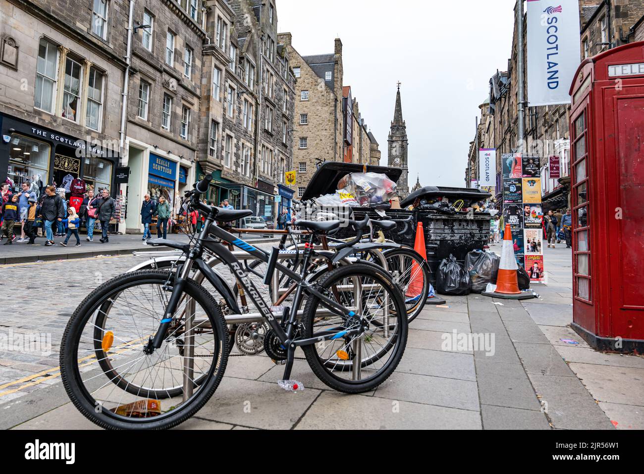 Royal mile edinburgh bins hires stock photography and images Alamy