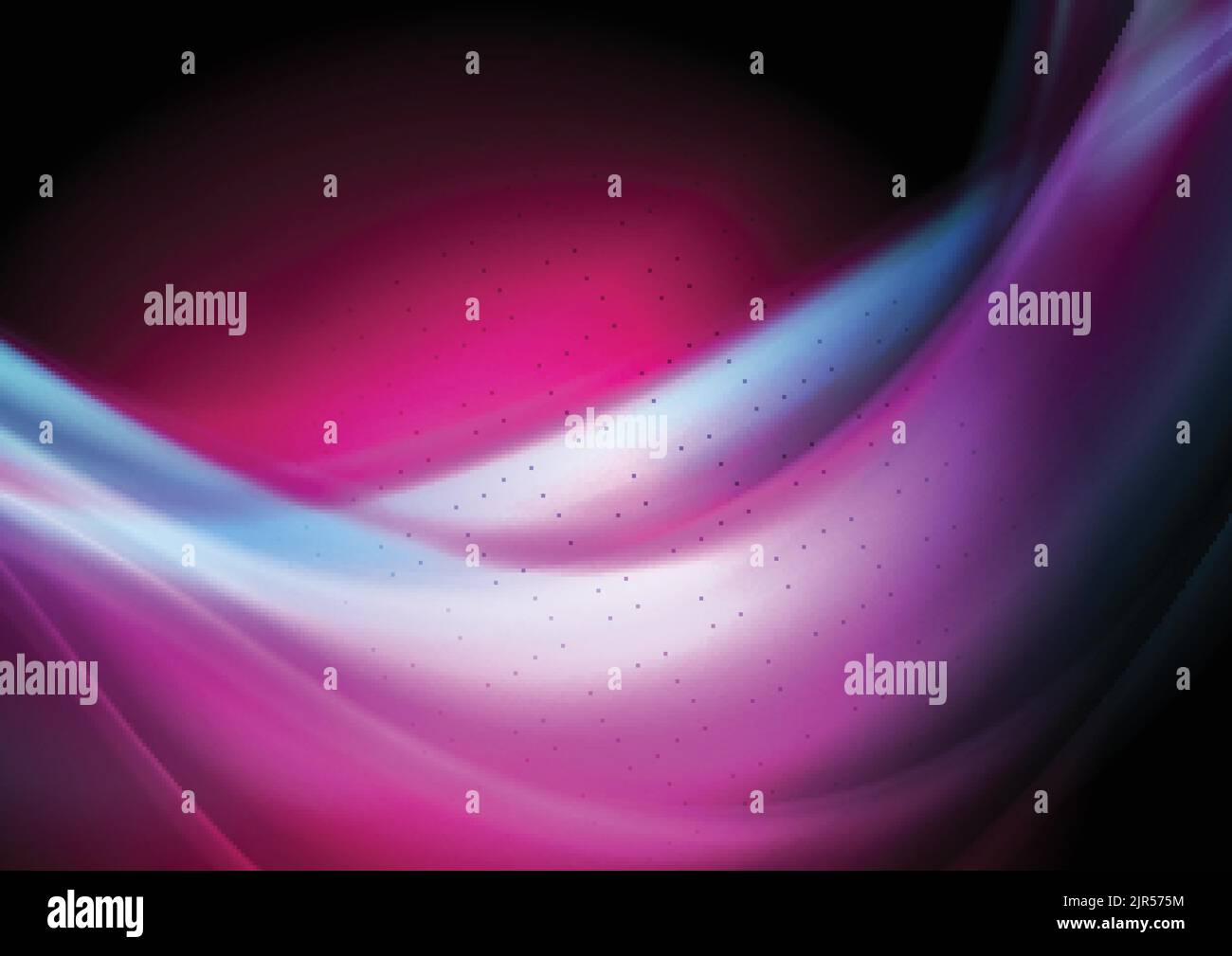 Blue purple curved smooth waves abstract background. Vector design Stock Vector