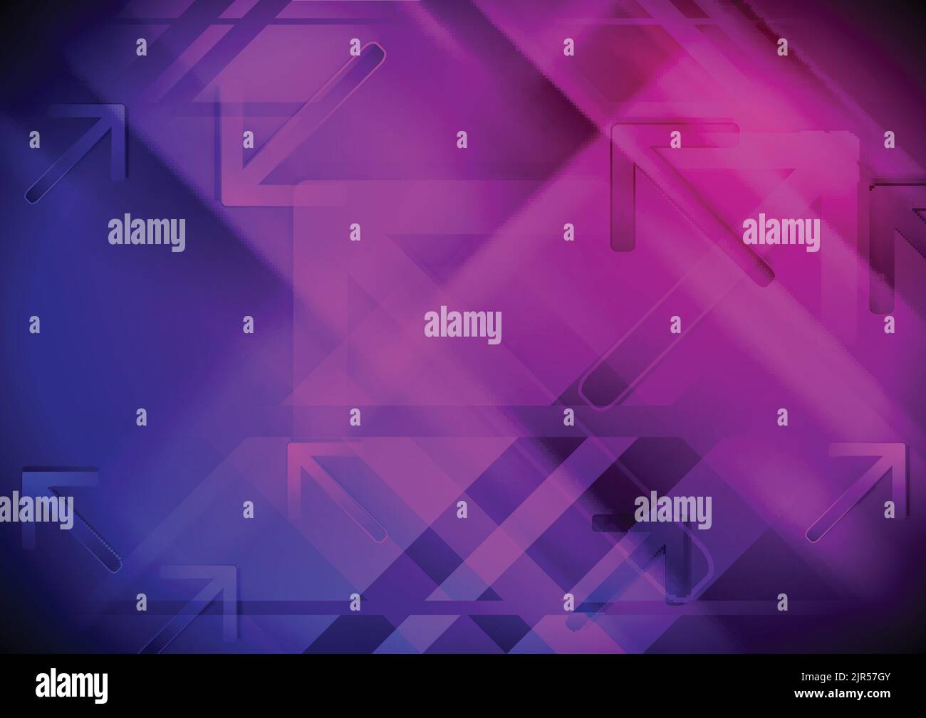Blue And Purple Vector Technology Background With Arrows Stock Vector Blue and purple vector technology background with arrows stock vector