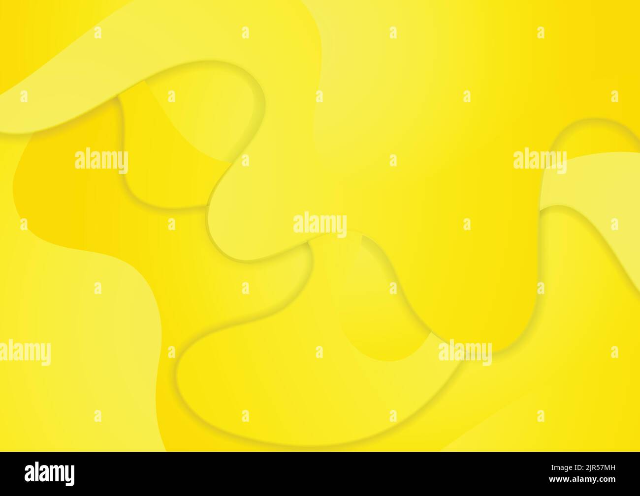Bright yellow corporate wavy abstract background. Vector minimal design ...