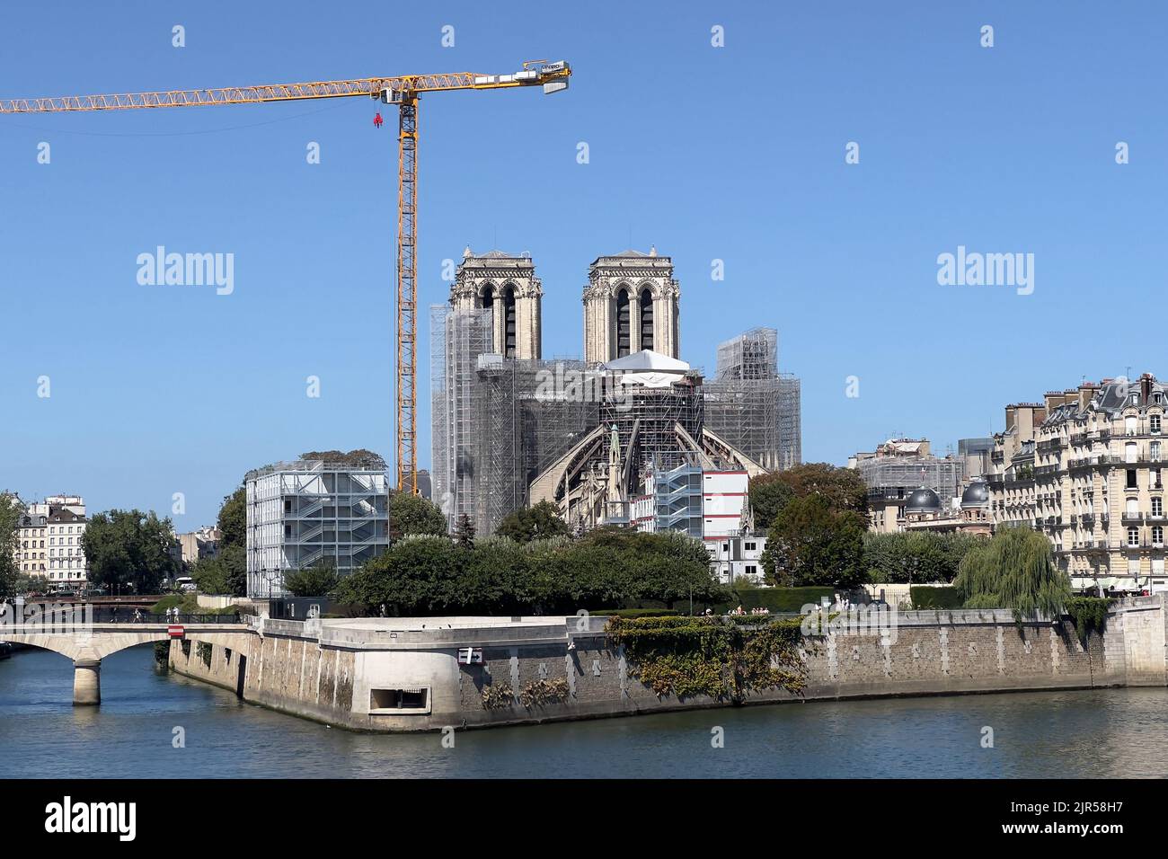 Notre Dame restoration, Following a disastrous fire in April 2019, work