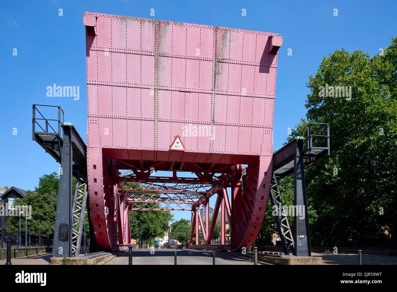 Old Swing bridge at Rotherhithe, south London, UK Stock Photo - Alamy