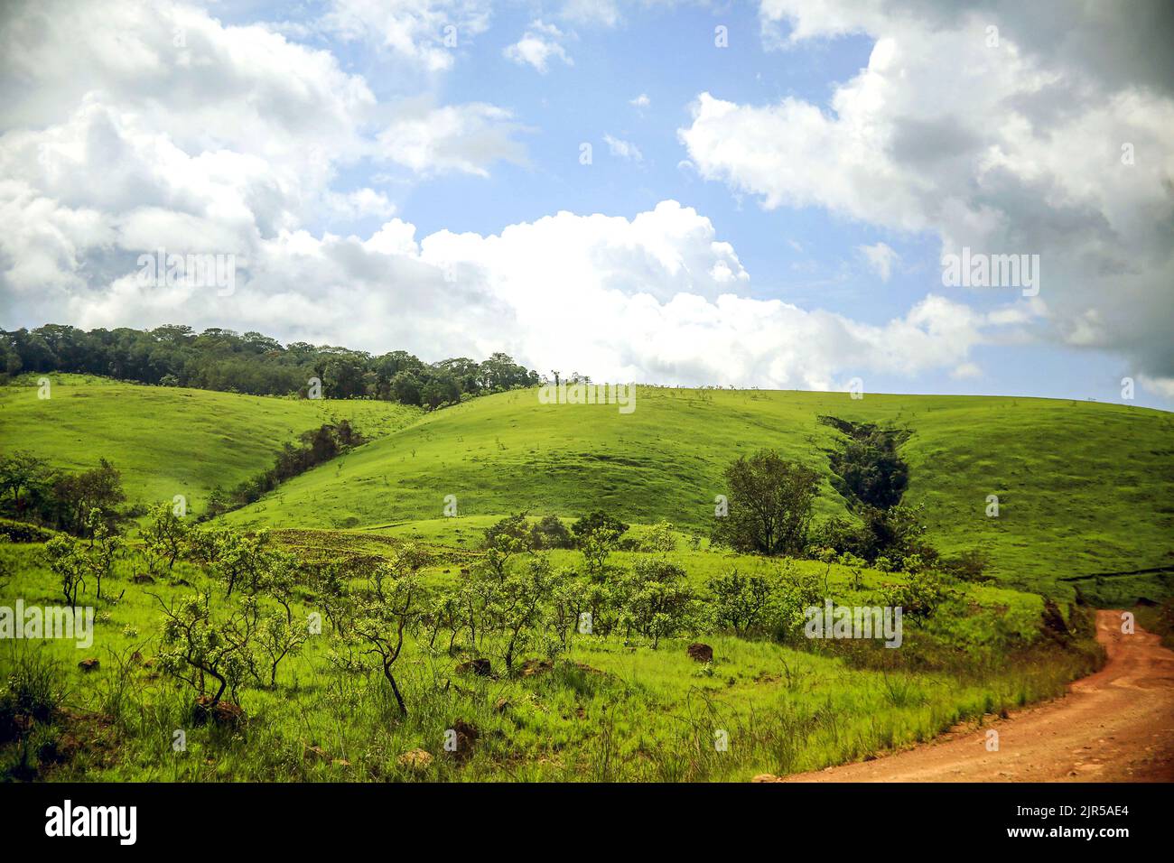 Partial view of the Lope National Park (Central Gabon), 08 October 2018. This site is inscribed on UNESCO's World Cultural and Natural Heritage List.  Vue partielle du Parc national de la Lope (Centre du Gabon), le 08 Octobre 2018. Ce site est inscrit sur la liste du patrimoine culturel et naturel mondial de l'UNESCO. Stock Photo