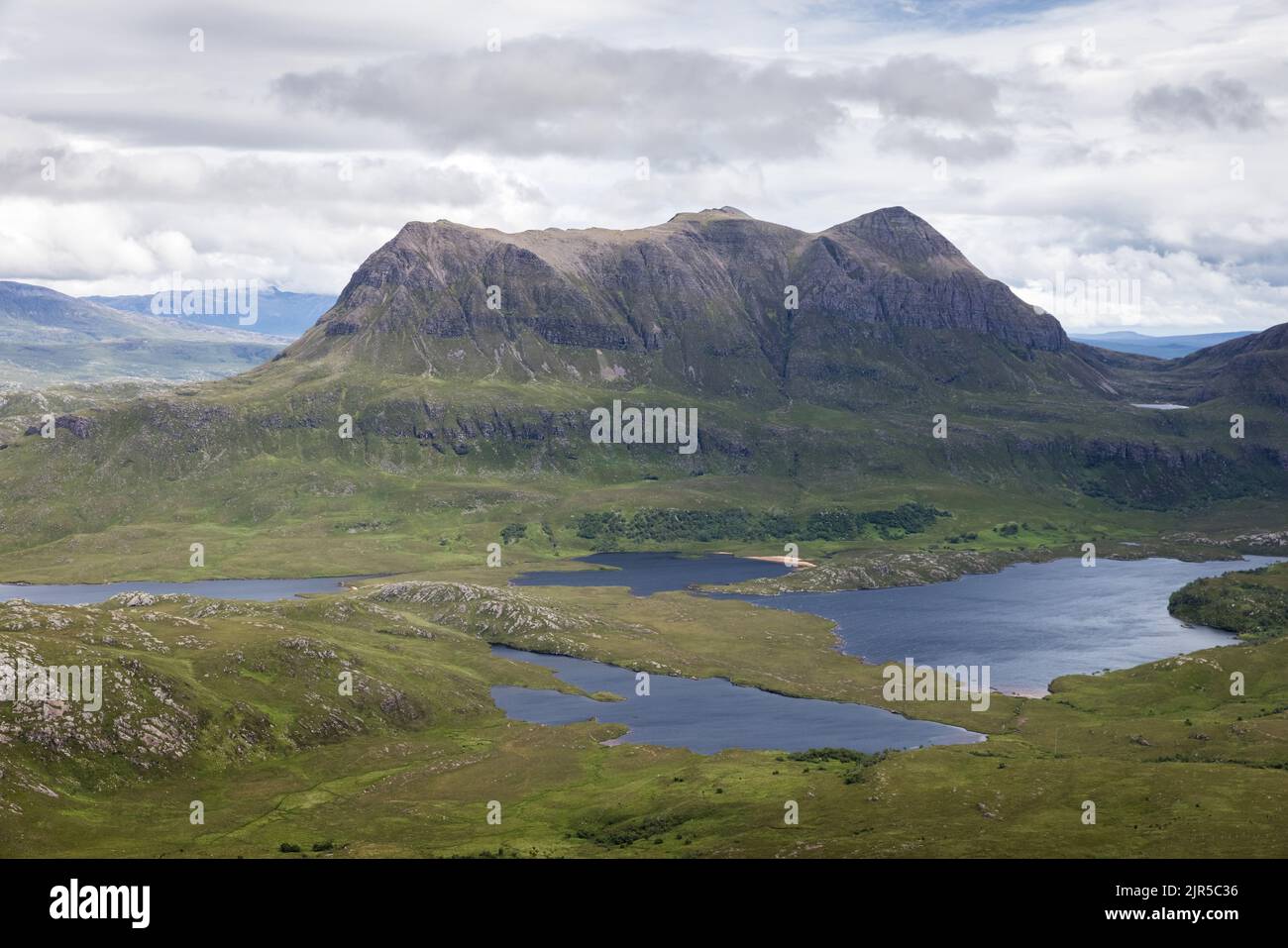 Cul Mor in the north-west Highlands Stock Photo