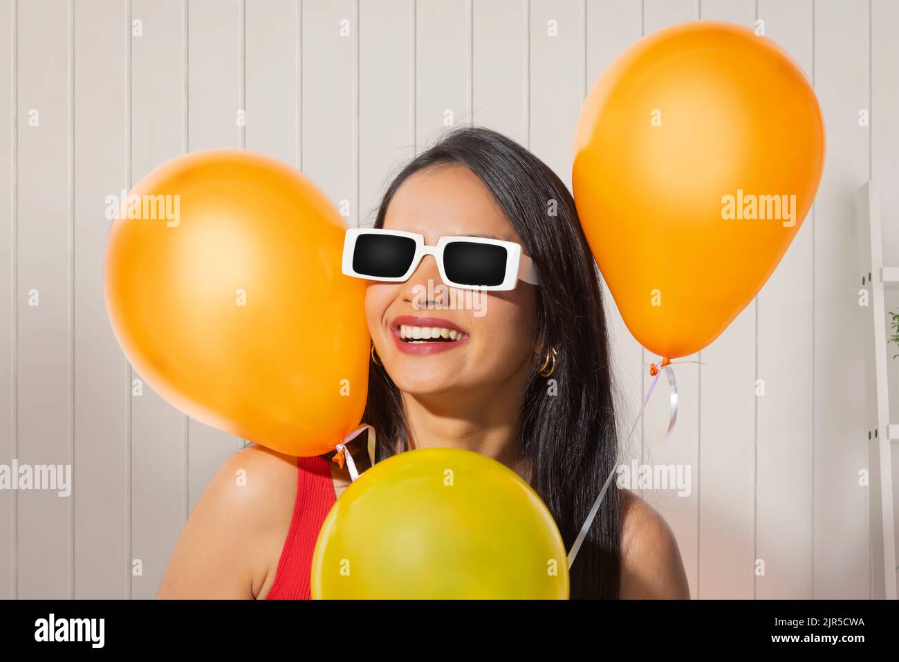 Multi colour balloons hi-res stock photography and images - Alamy