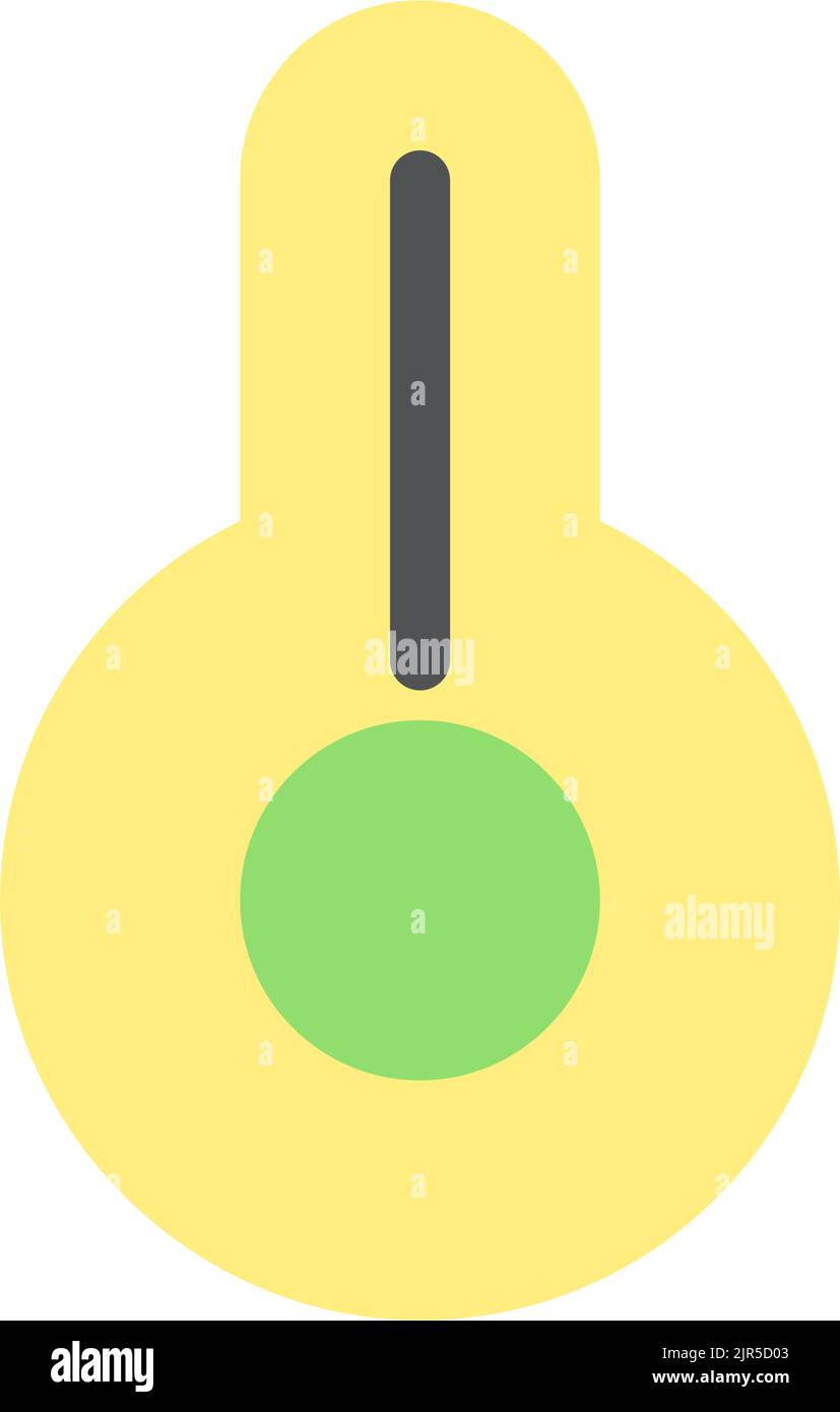Warmth flat color ui icon Stock Vector