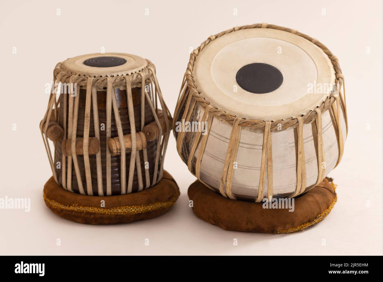 Closeup portrait of Traditional Indian Tabla Stock Photo Alamy