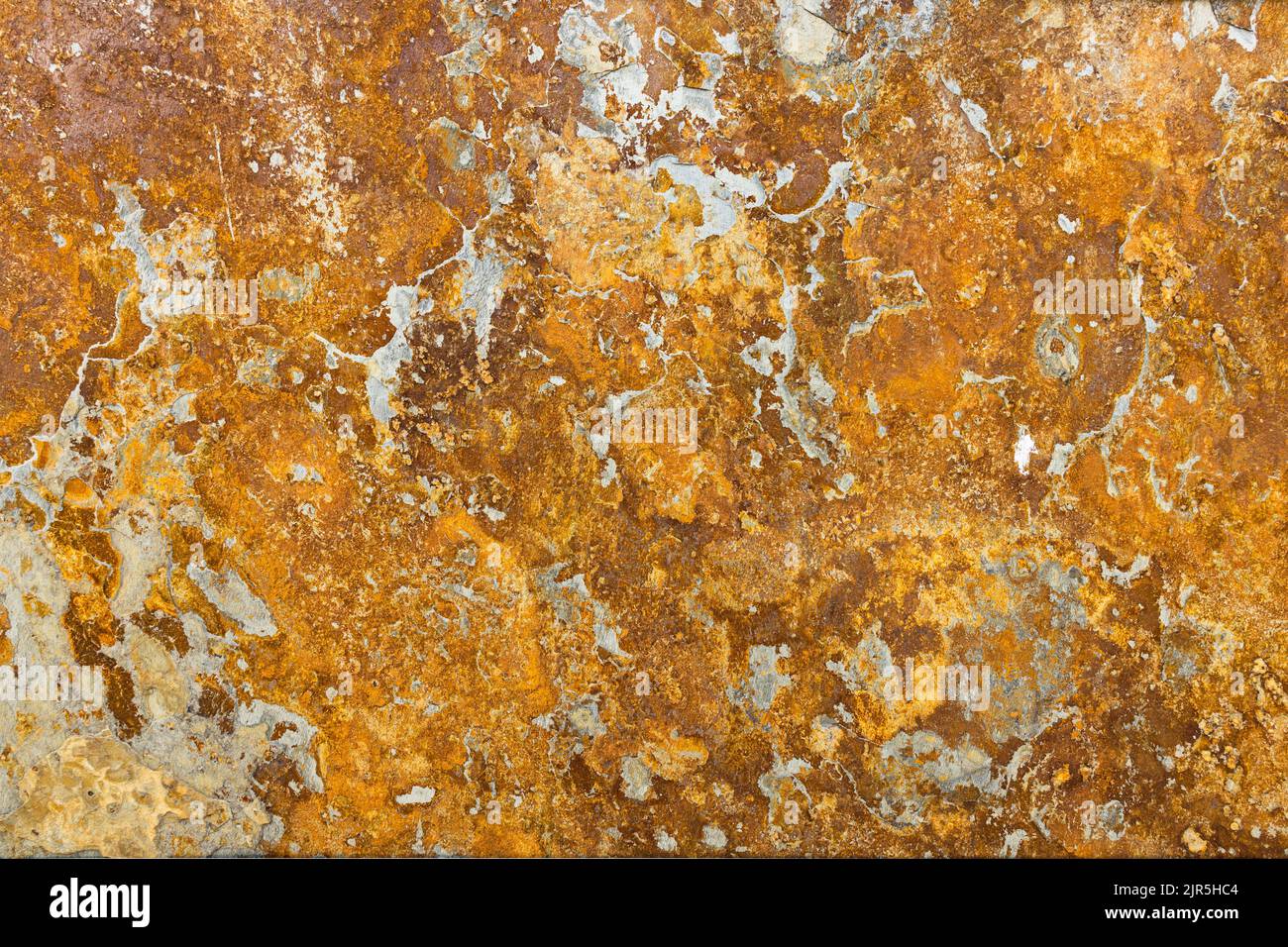 Rusty grunge surface texture background. Old metal iron panel Stock Photo
