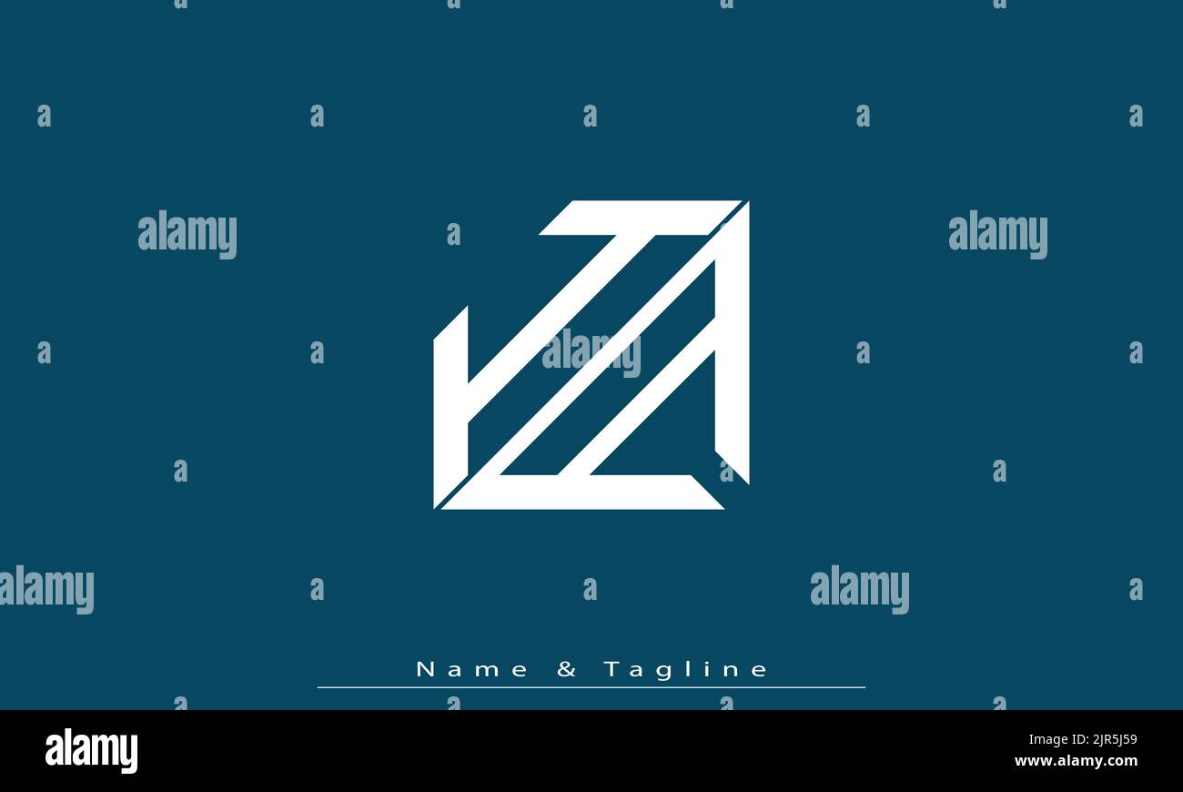Alphabet letters Initials Monogram logo IA , AI Stock Vector