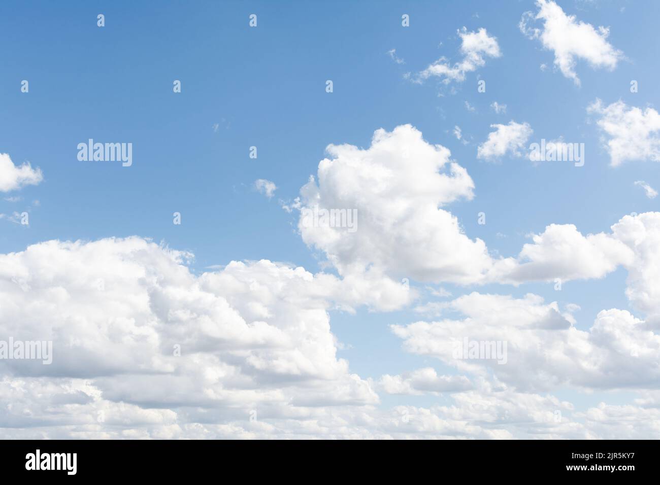 Blue sky with cumulus Stock Photo - Alamy