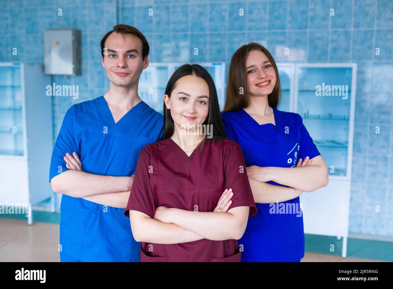 medicine. Medical people team - doctor, nurse and surgeon. a group of ...