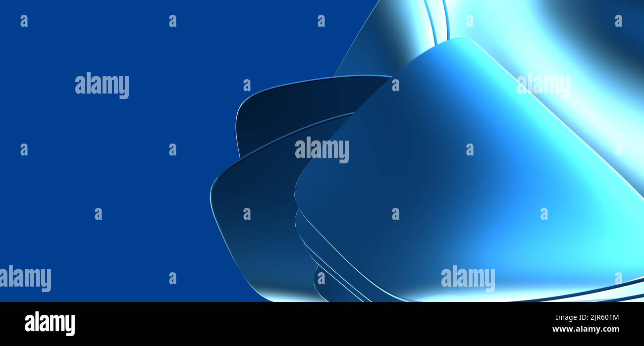 An abstract blue waves background, 3d Rendering Stock Photo - Alamy