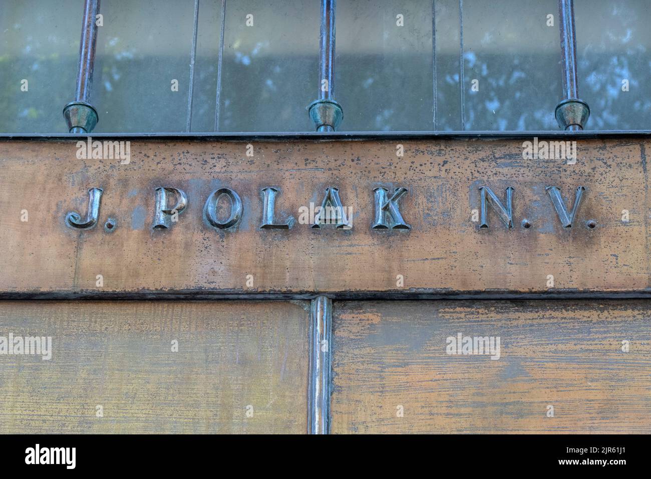 Historical Billboard N.V. J. Polak At Amsterdam The Netherlands 23-6 ...