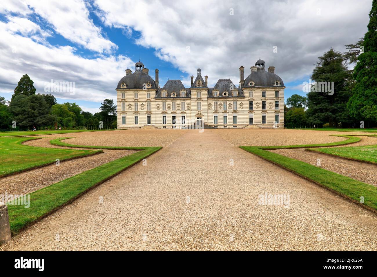 Chateau de Cheverny France. Chateaux of the Loire Valley Stock Photo