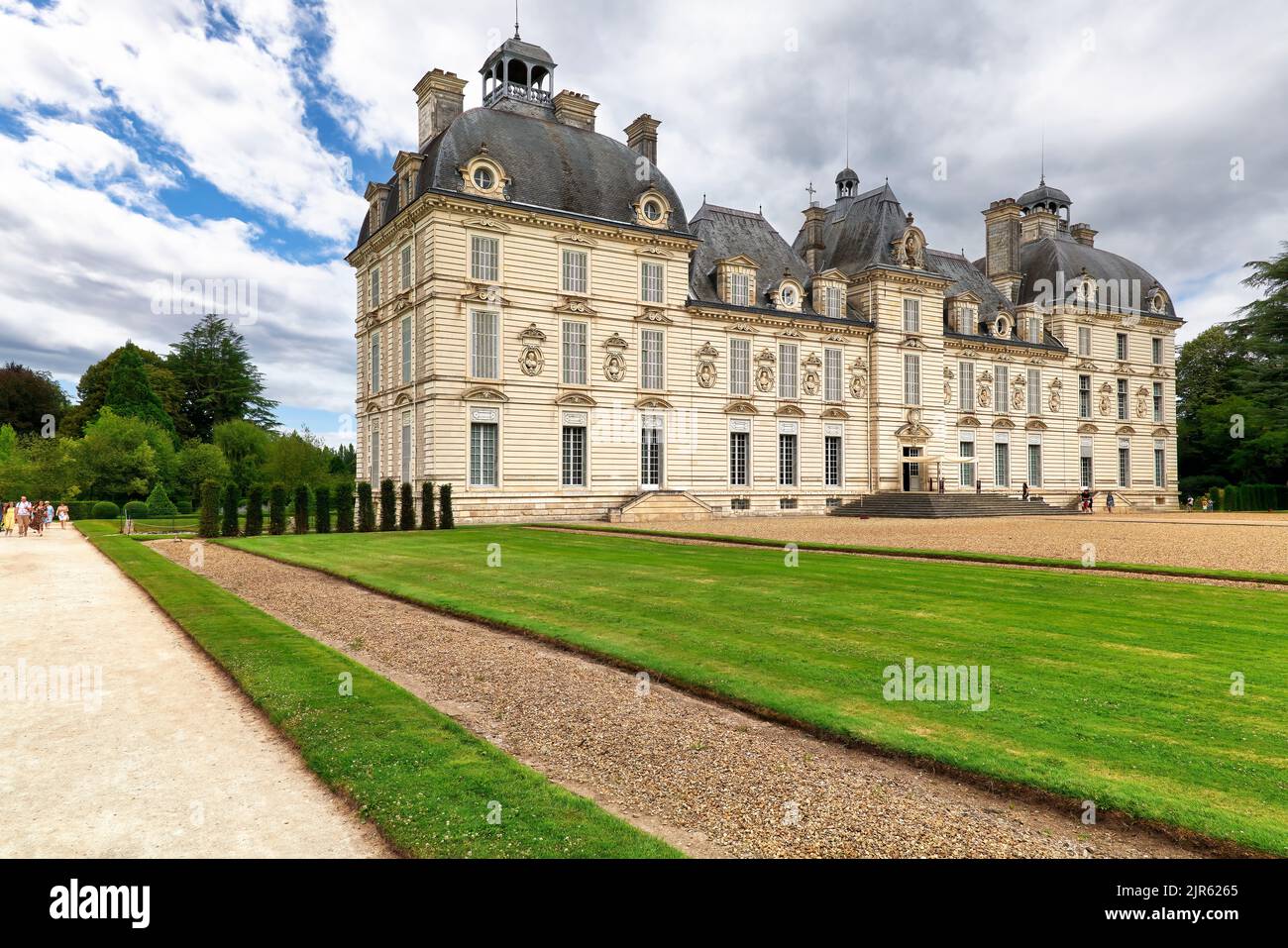 Chateau de Cheverny France. Chateaux of the Loire Valley Stock Photo