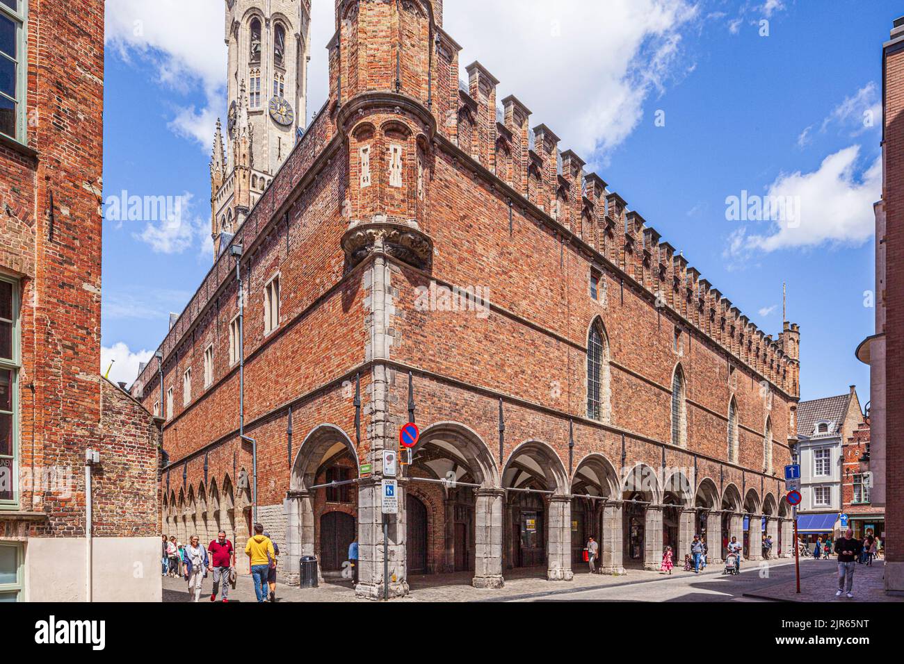 The Cloth Hall in Bruges, Belgium Stock Photo