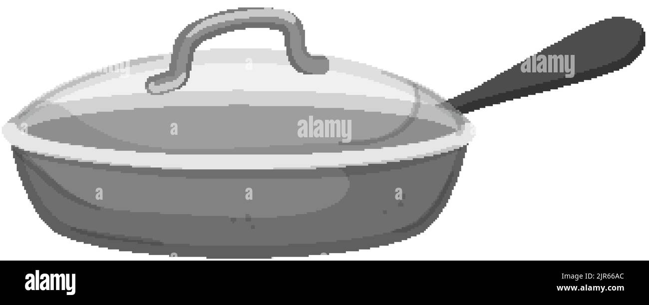 skillet frying pan kitchen cartoon. skillet frying pan kitchen sign