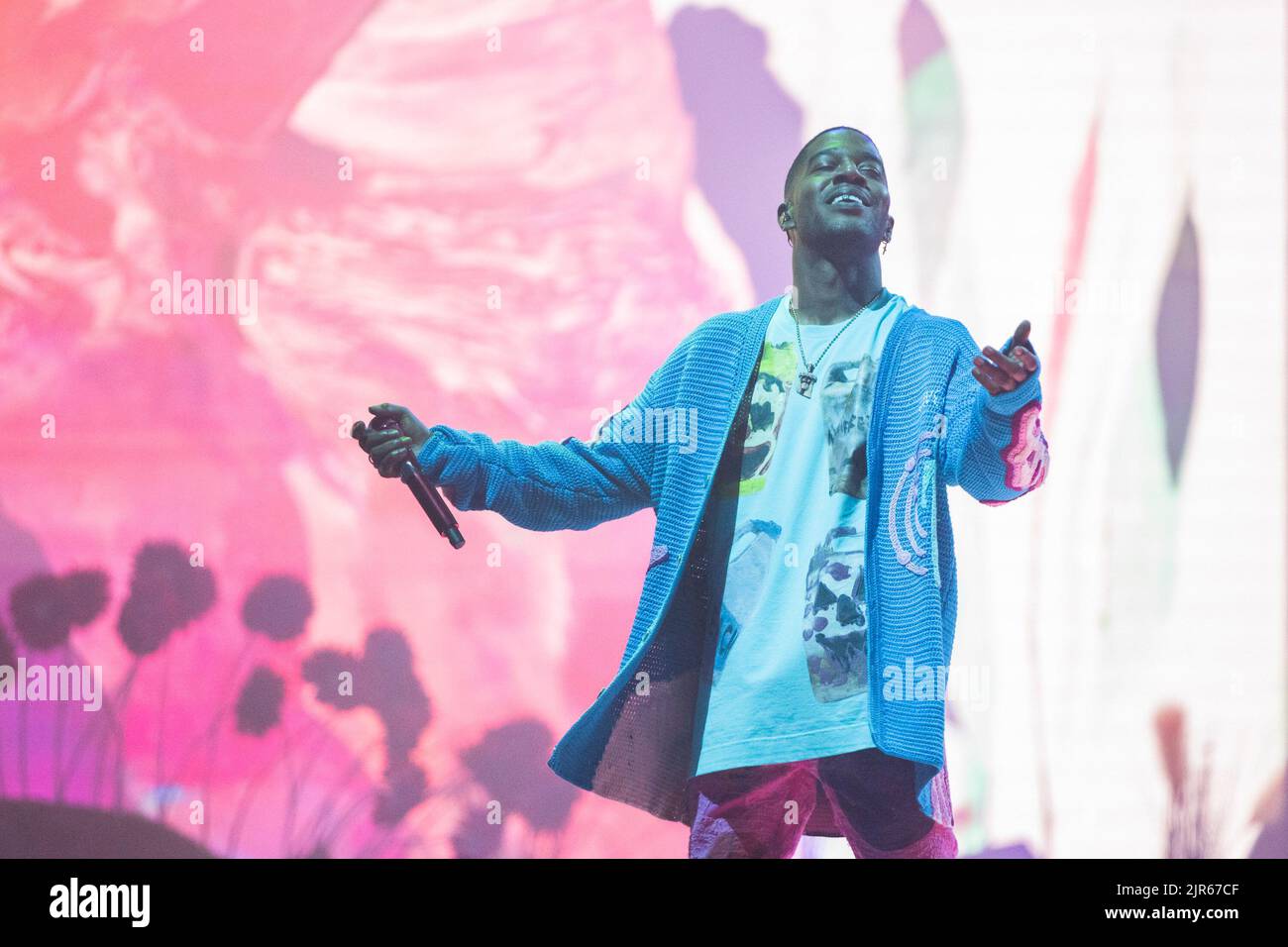 Kid Cudi performs at Oakland Arena on August 21, 2022 in Oakland, California. Photo Chris Tuite