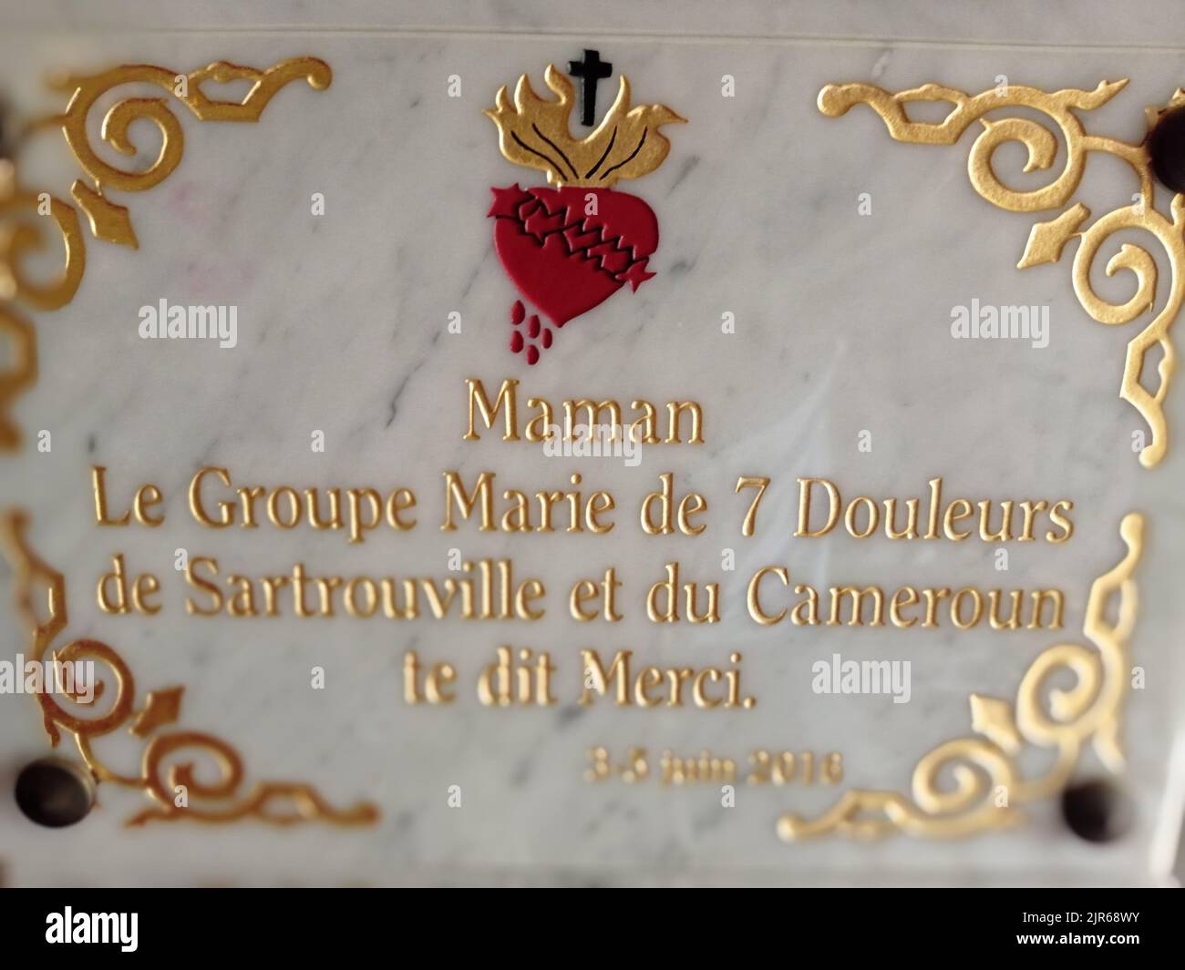 Chapelle Notre Dame de Miséricorde, Pellevoisin, Indre, France Stock