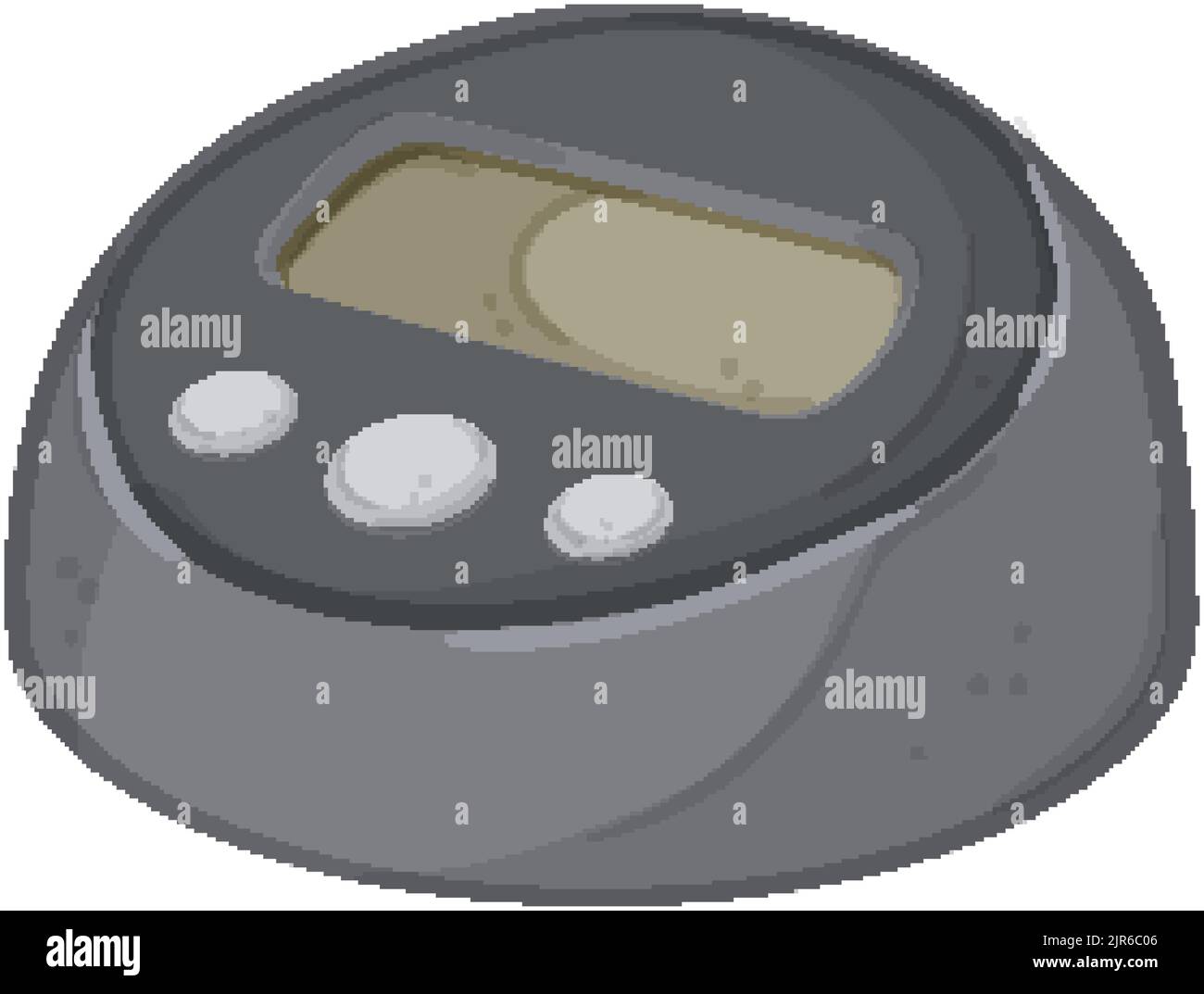 food kitchen timer clock cartoon vector illustration Stock Vector Image