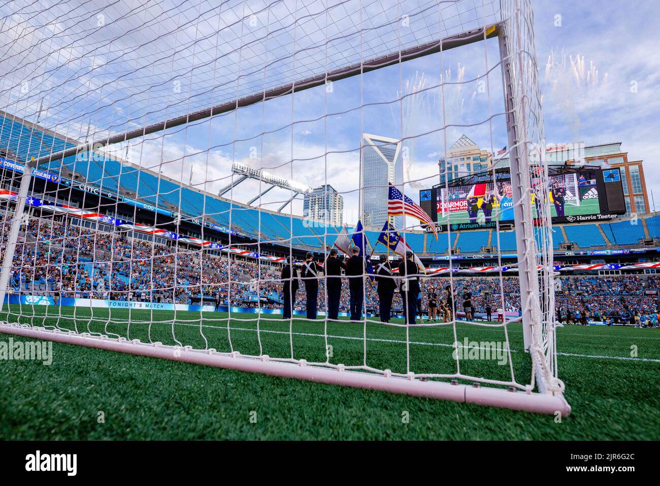 August 21, 2022 National Anthem before the Major League Soccer match
