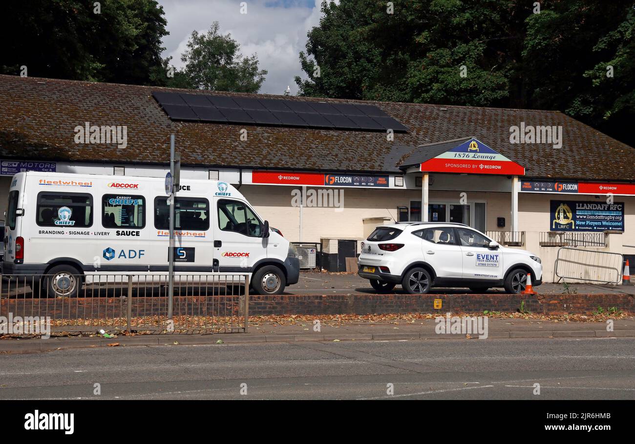 Llandaf Rugby Club building, Western Avenue. Cardiff. August 2022 Stock ...