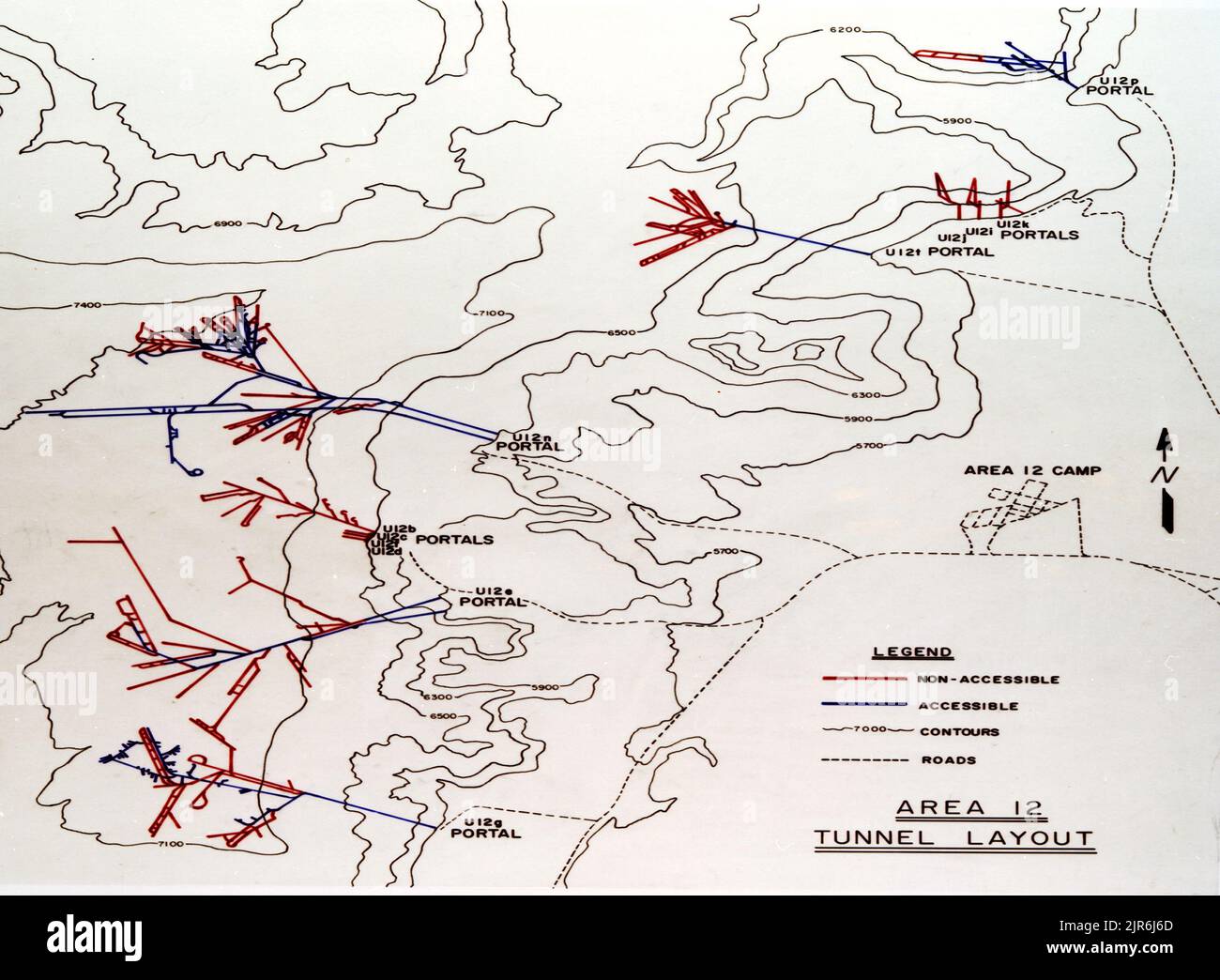 Nevada test site map hi-res stock photography and images - Alamy