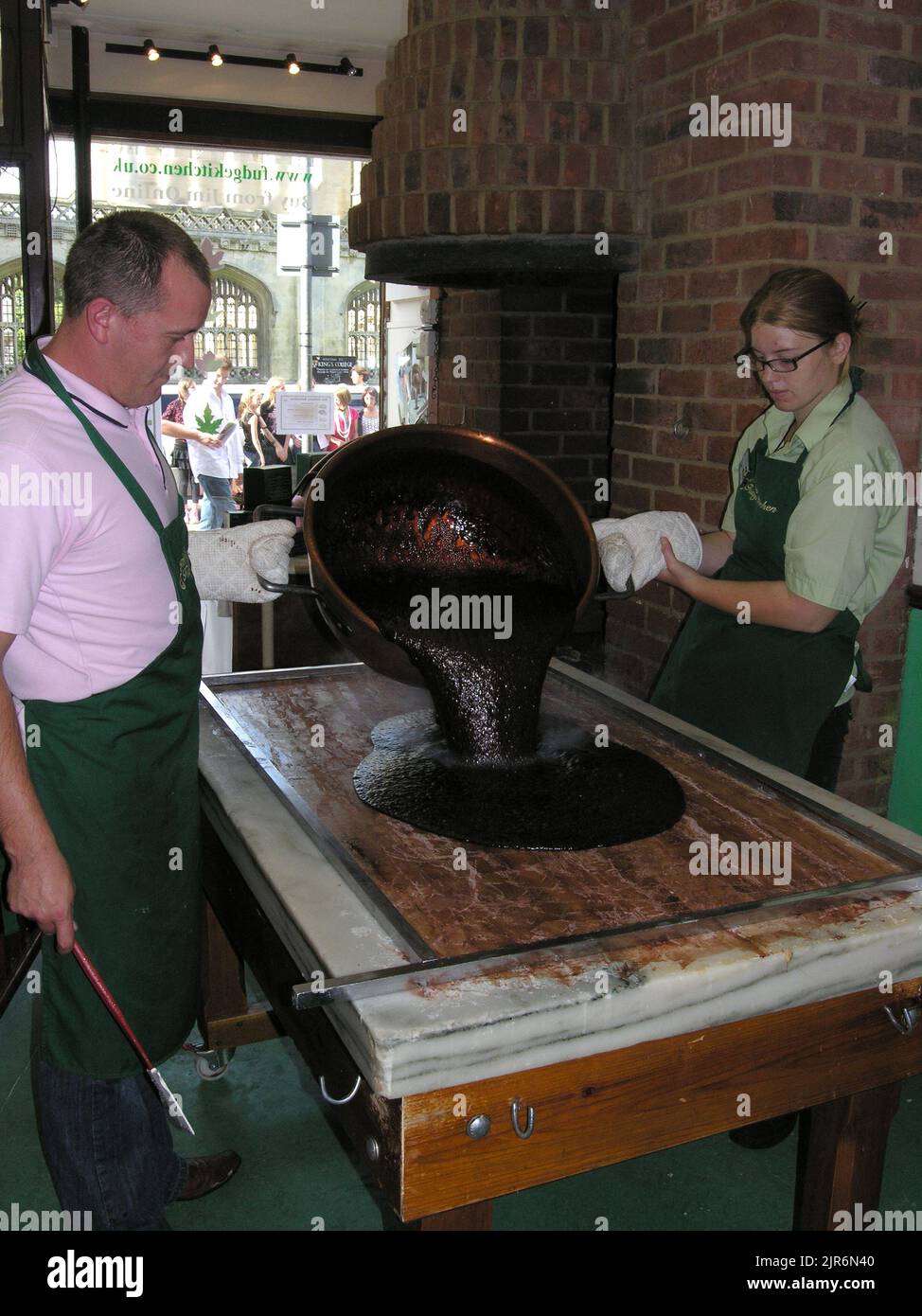 Fudge Making Stock Photo