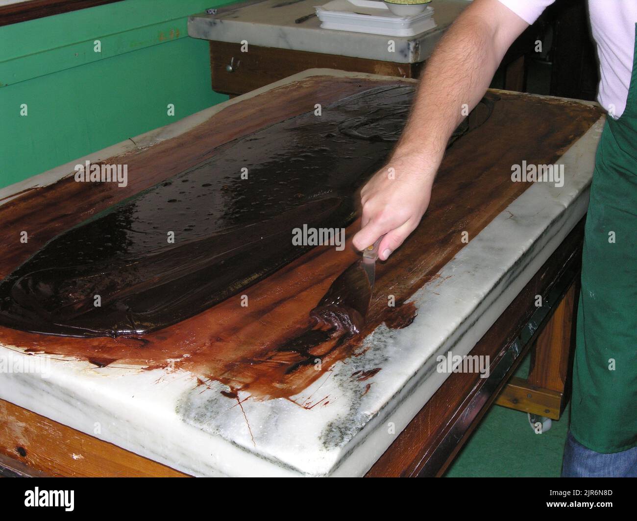 Fudge Making Stock Photo