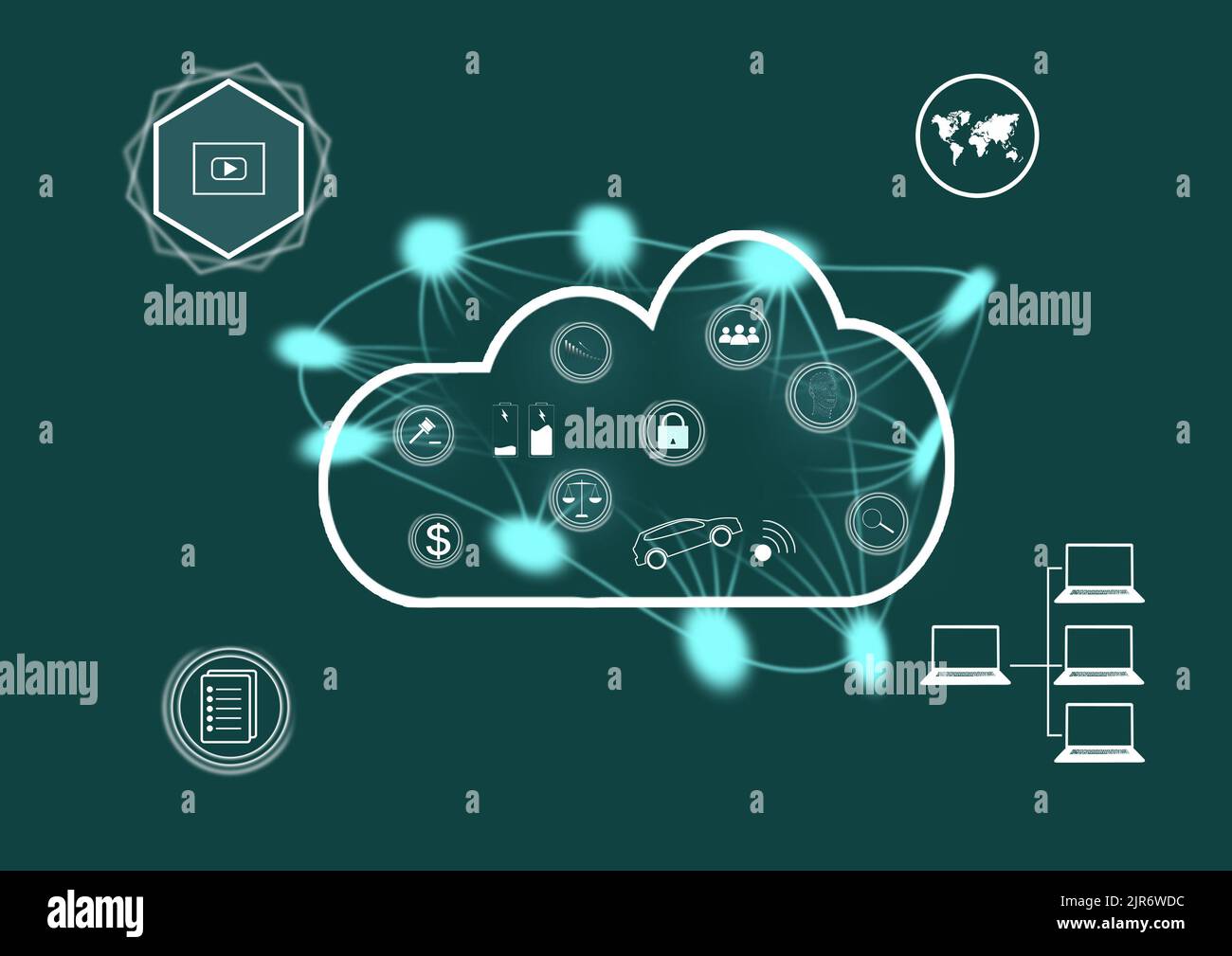 cloud technology and networking concept Stock Photo - Alamy