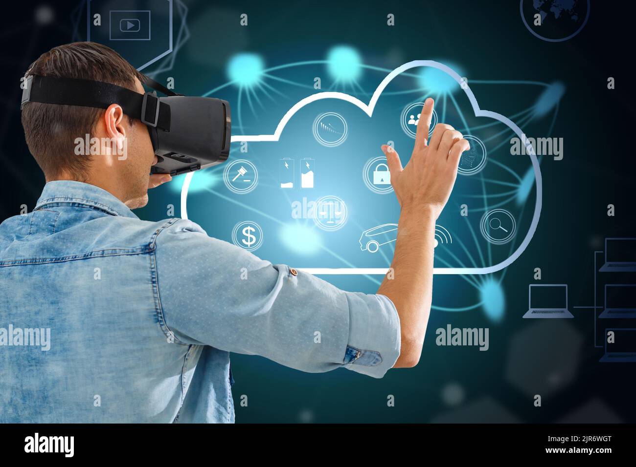 cloud technology and networking concept Stock Photo - Alamy