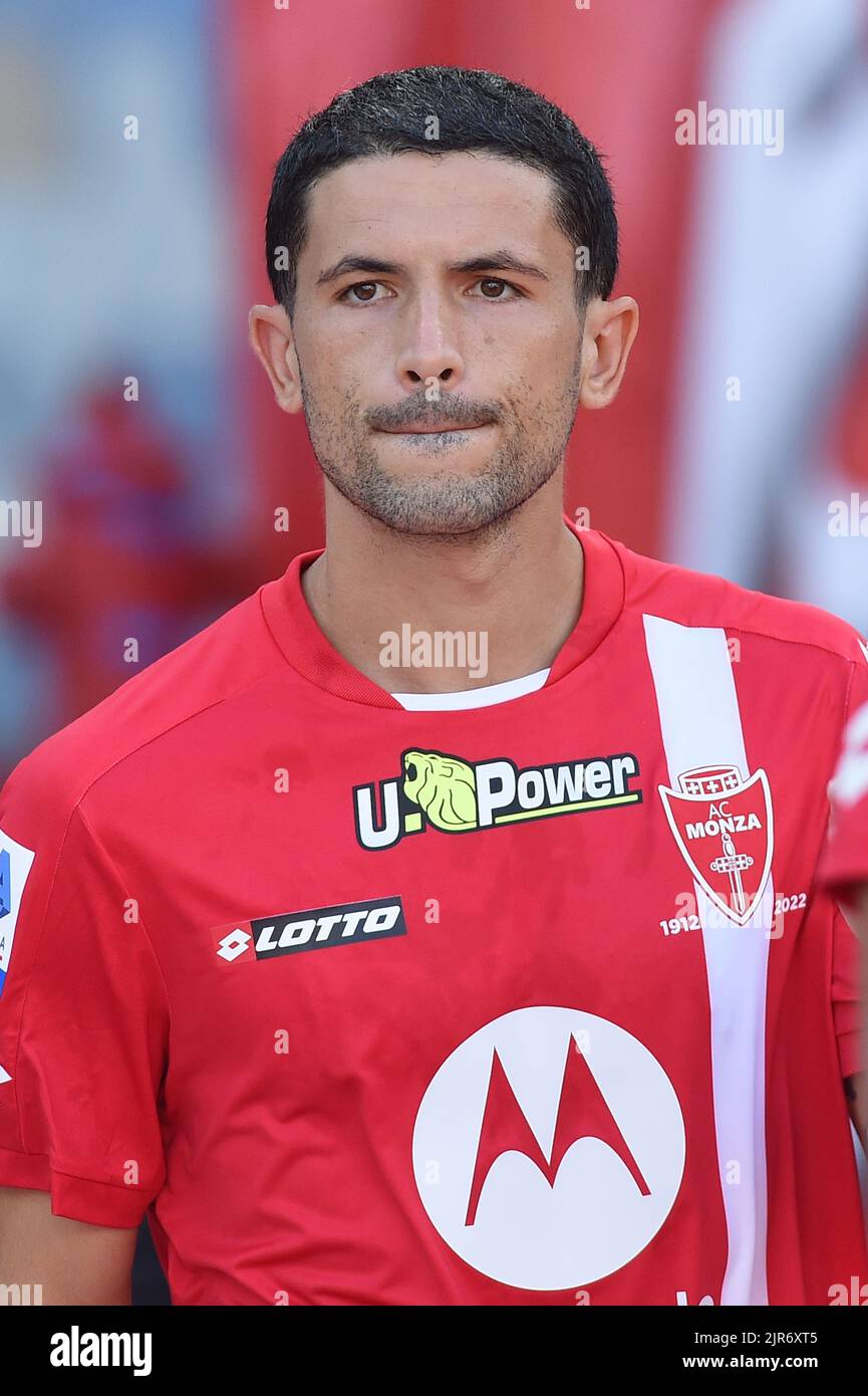 Naples, Italy. 21 Aug, 2022. Stefano Sensi of AC Monza during the Serie ...