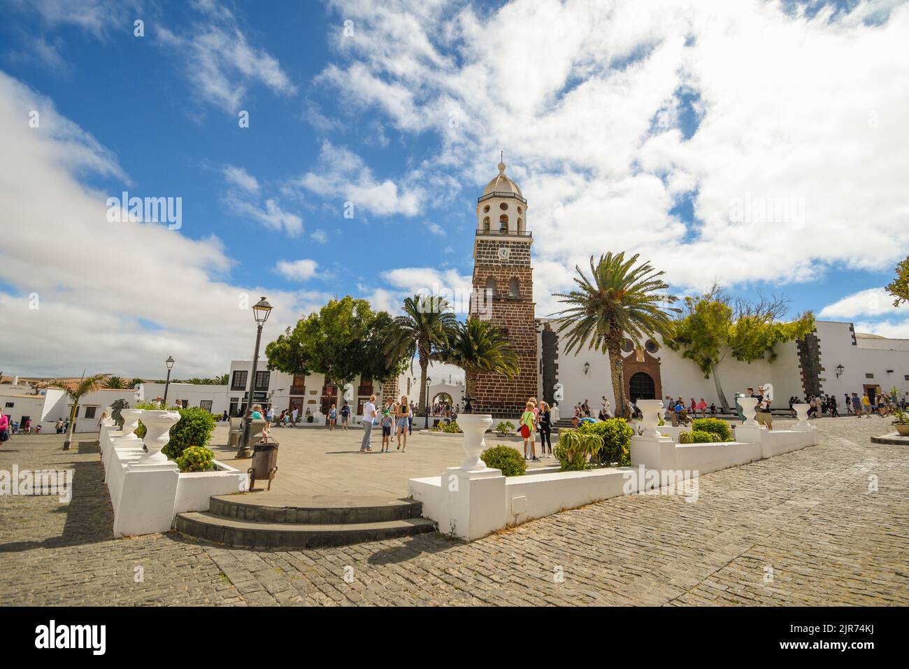 Our Lady of Guadalupe Church in Teguise, Lanzarote Stock Photo