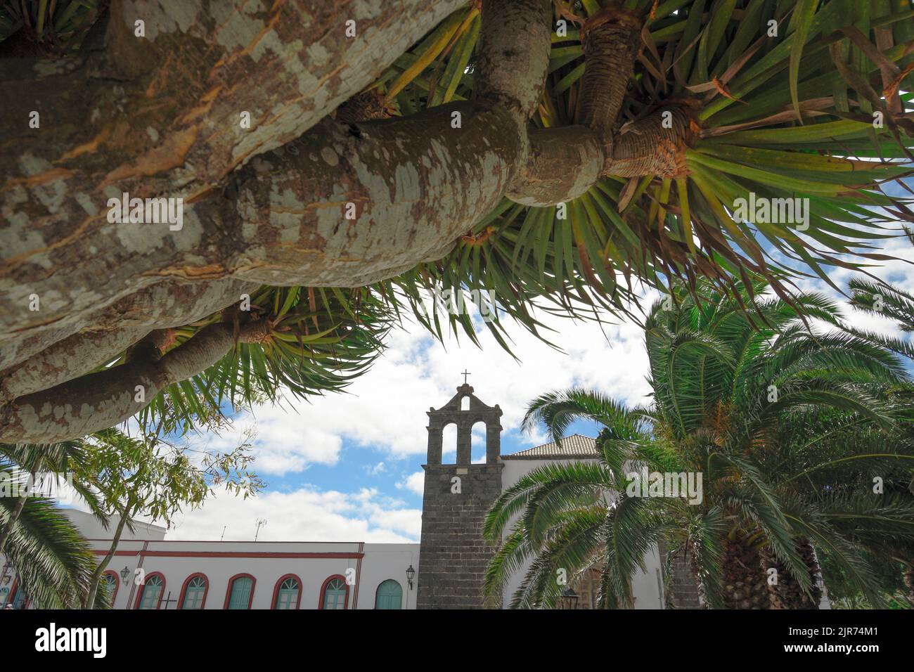 Our Lady of Guadalupe Church in Teguise, Lanzarote Stock Photo