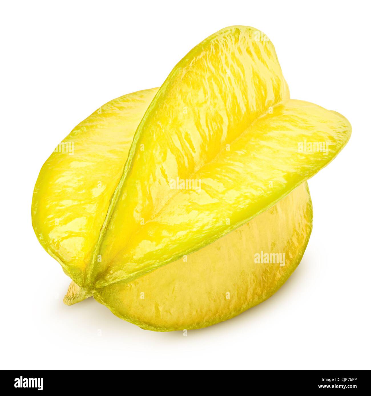 carambola, starfruit, isolated on white background, clipping path, full depth of field Stock Photo