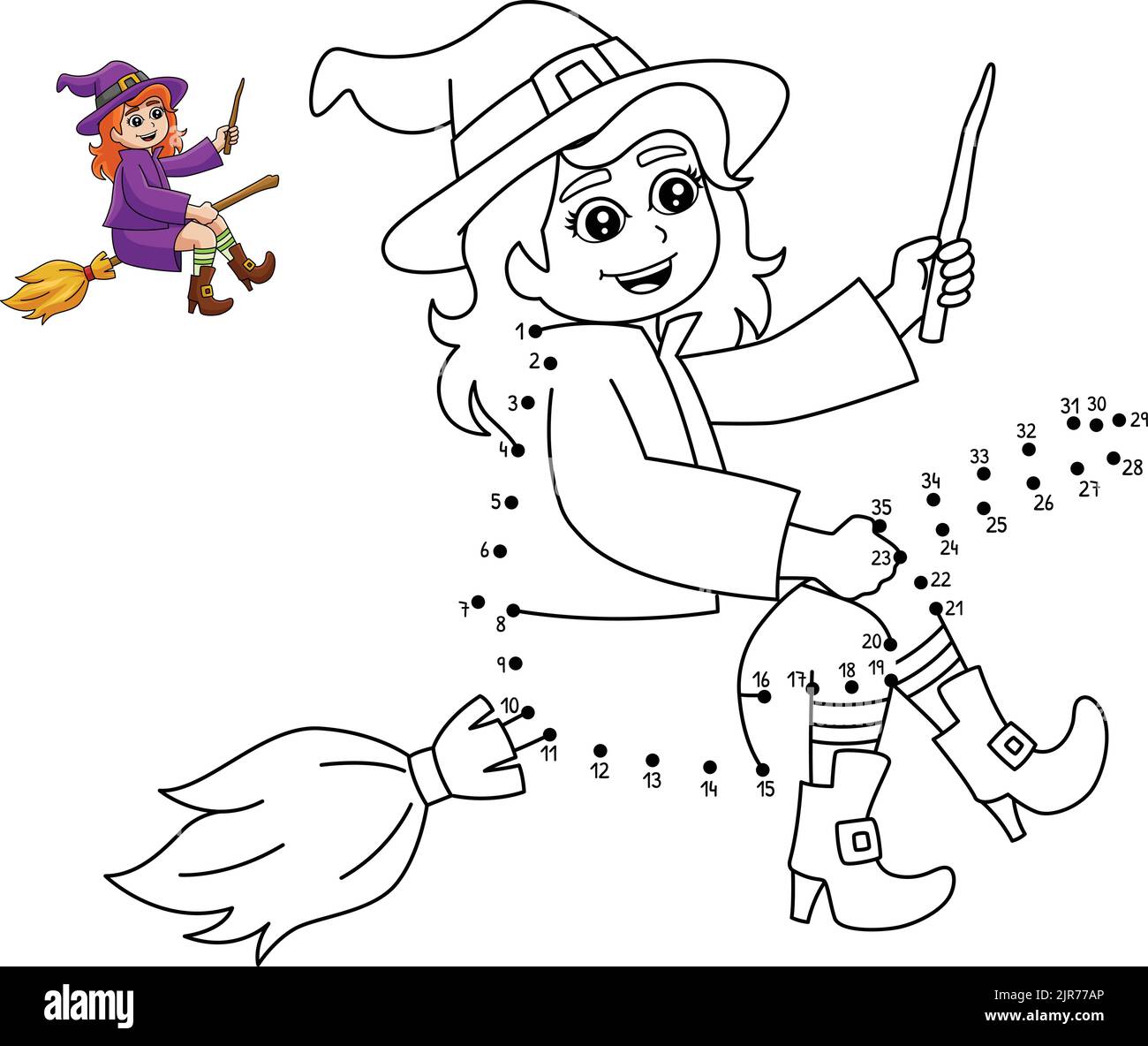 Winnie the witch coloring pages