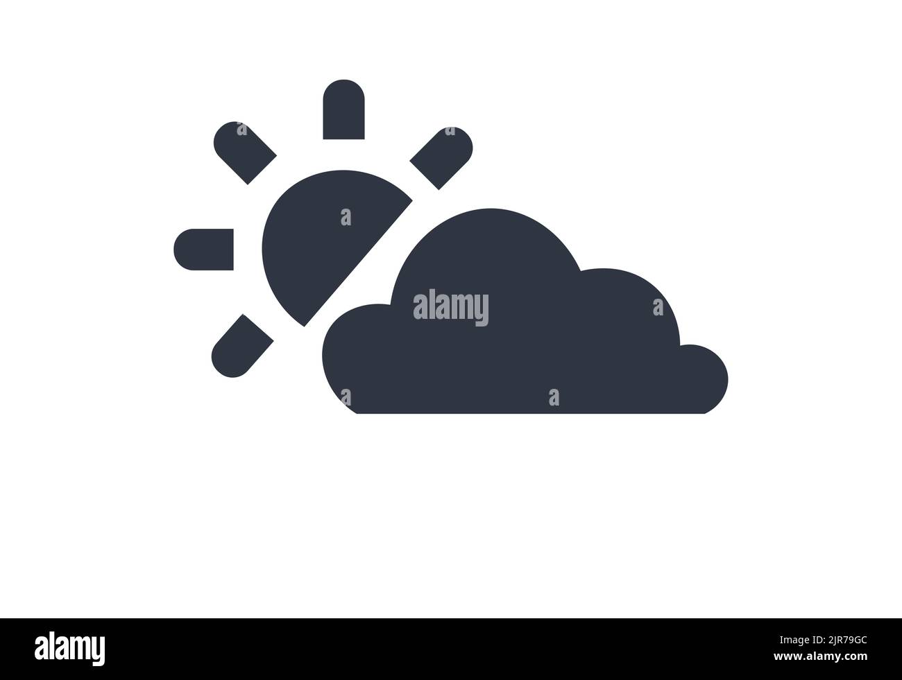 Cloudy sky black and white Cut Out Stock Images & Pictures - Alamy